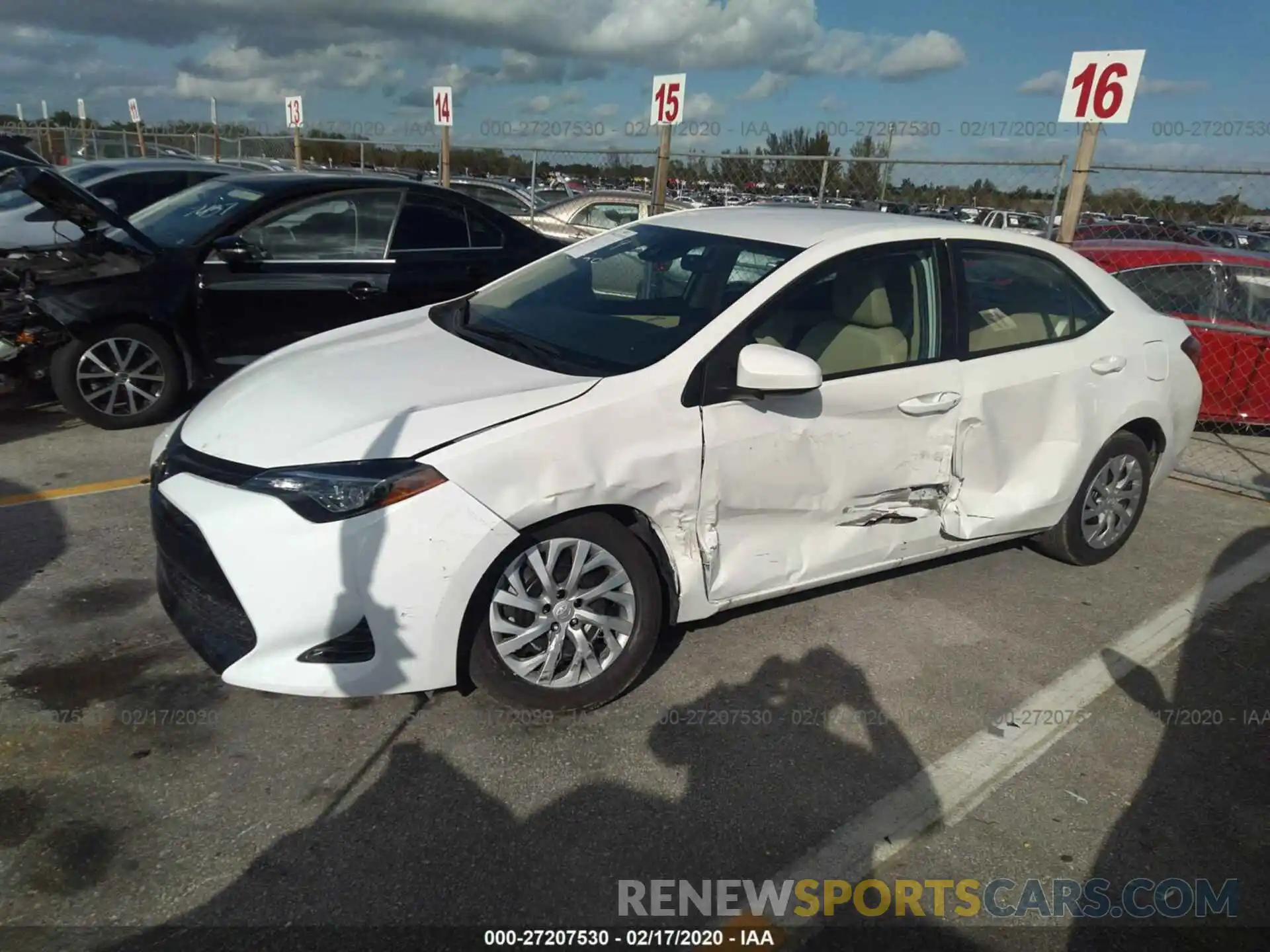 6 Photograph of a damaged car 5YFBURHE3KP935894 TOYOTA COROLLA 2019