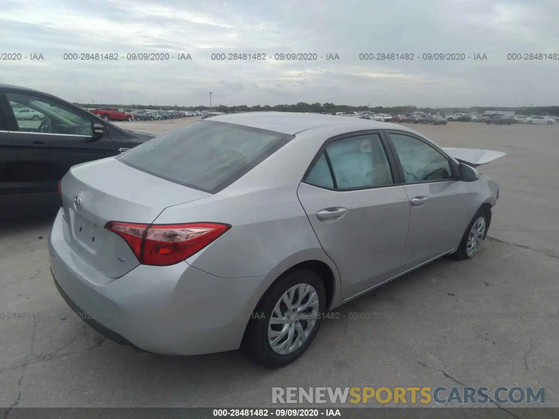 4 Photograph of a damaged car 5YFBURHE3KP937094 TOYOTA COROLLA 2019