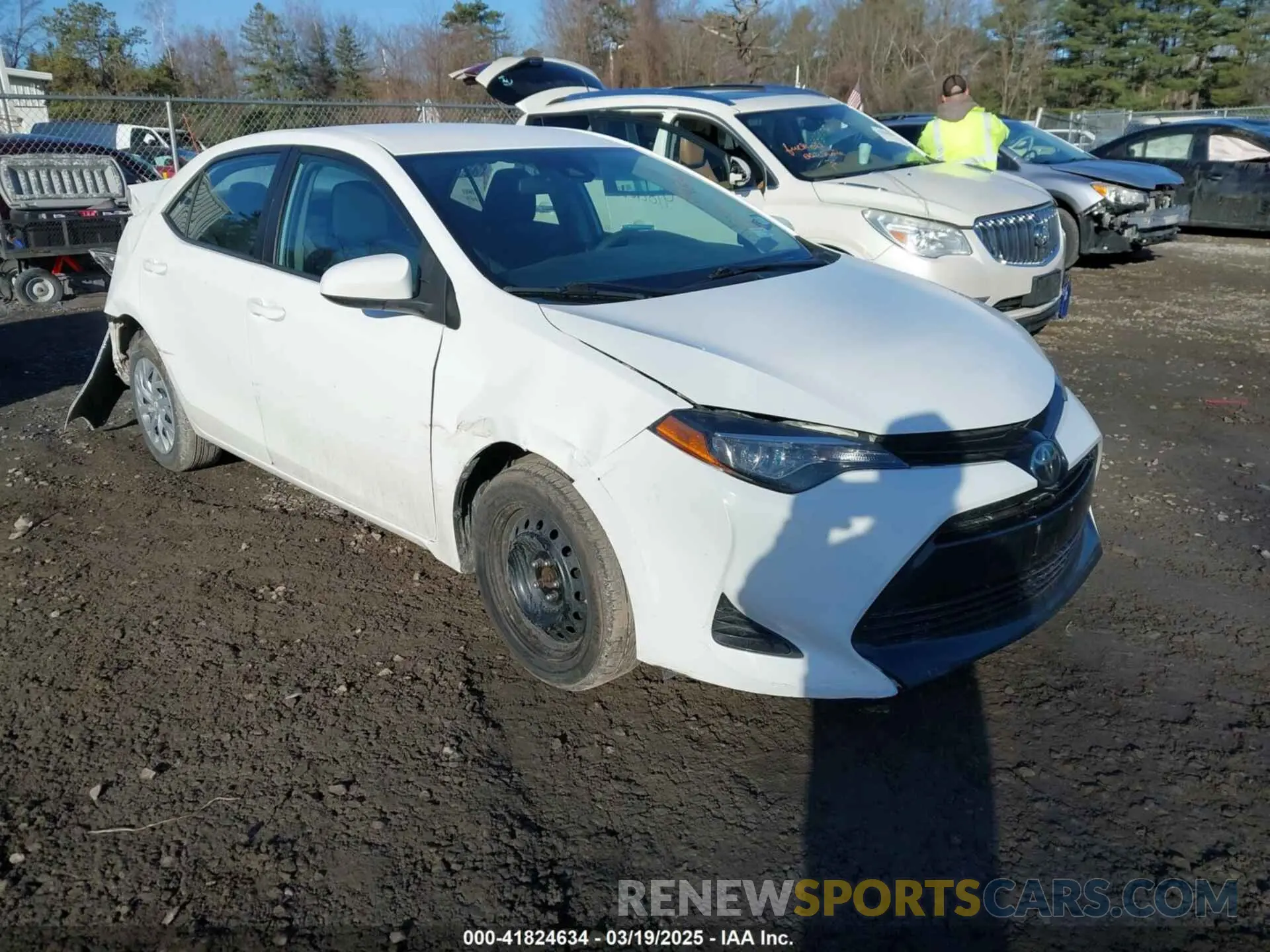 1 Photograph of a damaged car 5YFBURHE3KP937225 TOYOTA COROLLA 2019