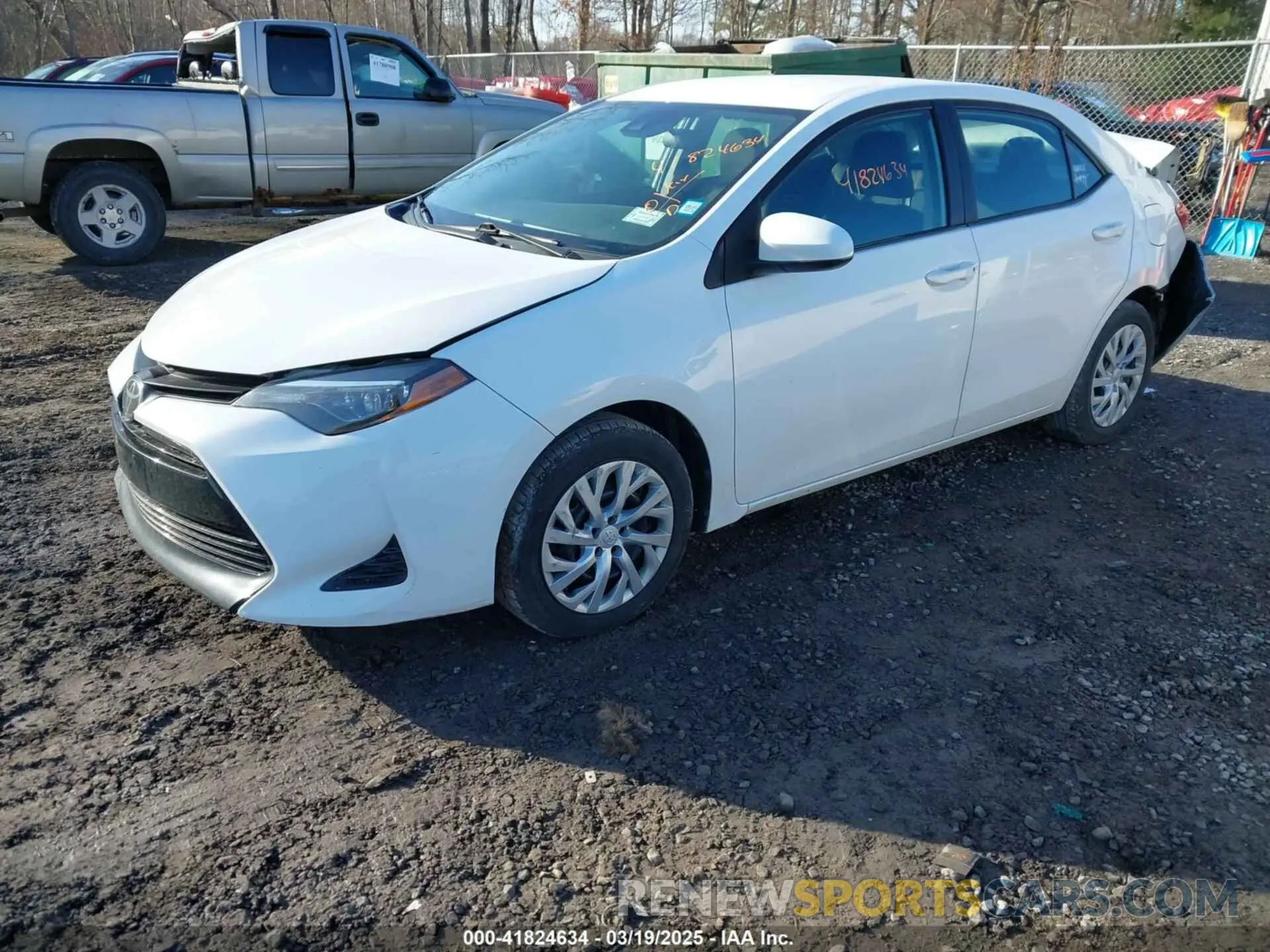 2 Photograph of a damaged car 5YFBURHE3KP937225 TOYOTA COROLLA 2019