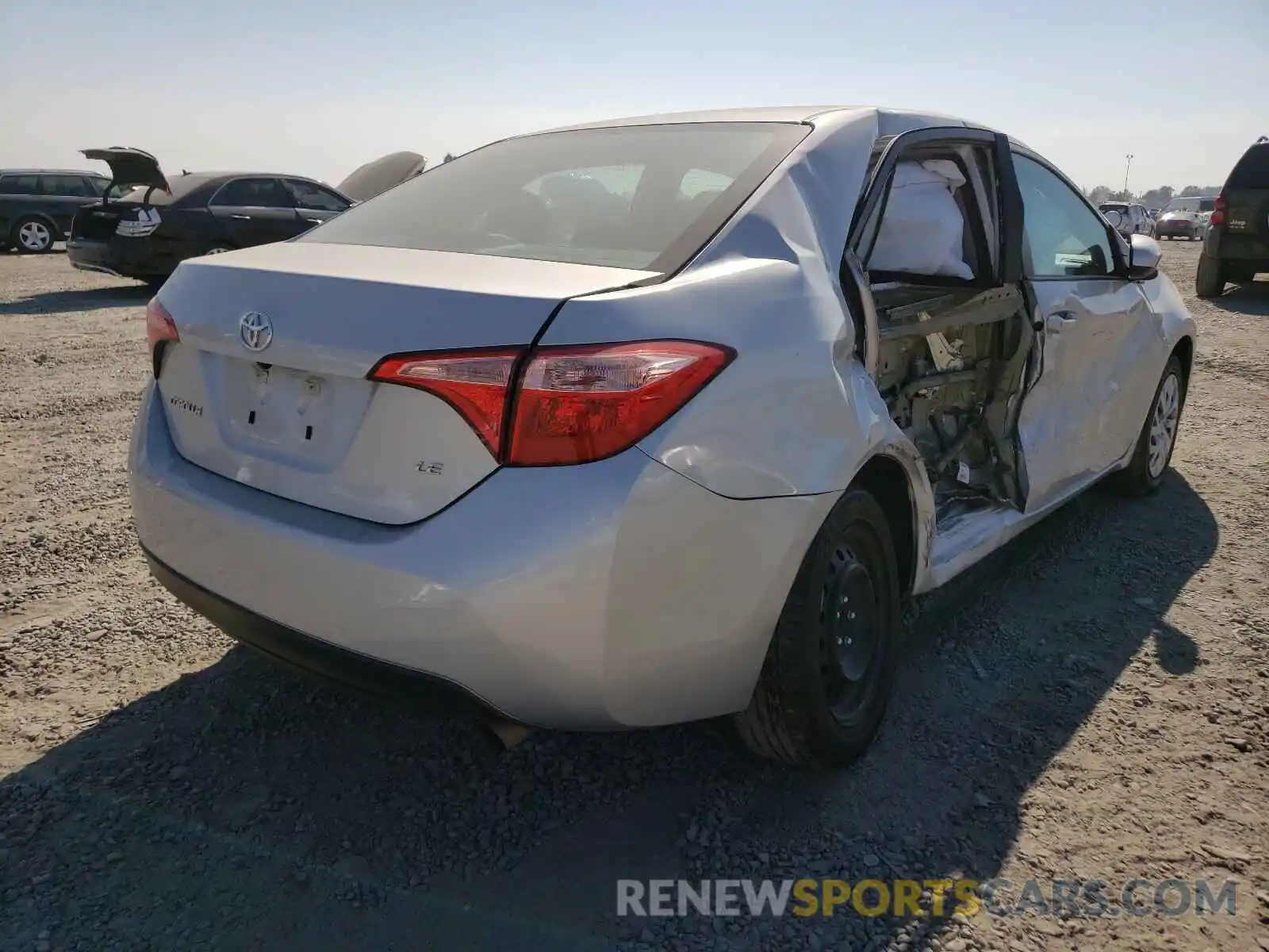 4 Photograph of a damaged car 5YFBURHE3KP937662 TOYOTA COROLLA 2019