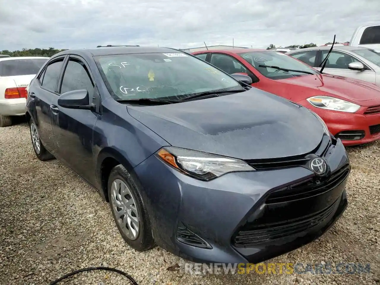 1 Photograph of a damaged car 5YFBURHE3KP939041 TOYOTA COROLLA 2019