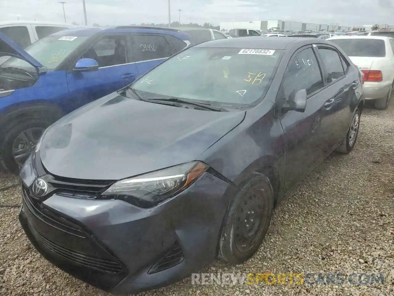 2 Photograph of a damaged car 5YFBURHE3KP939041 TOYOTA COROLLA 2019