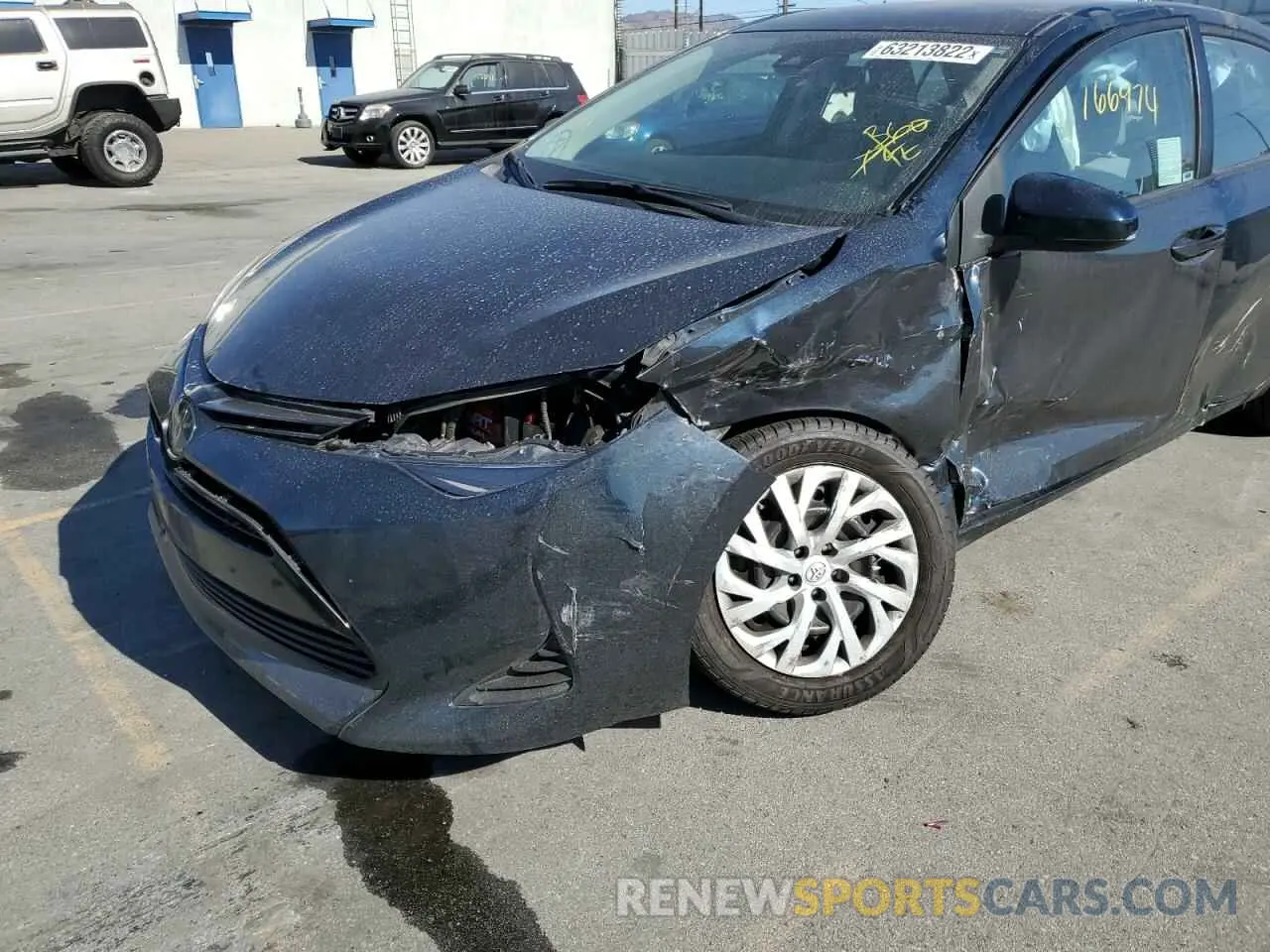 9 Photograph of a damaged car 5YFBURHE3KP939492 TOYOTA COROLLA 2019