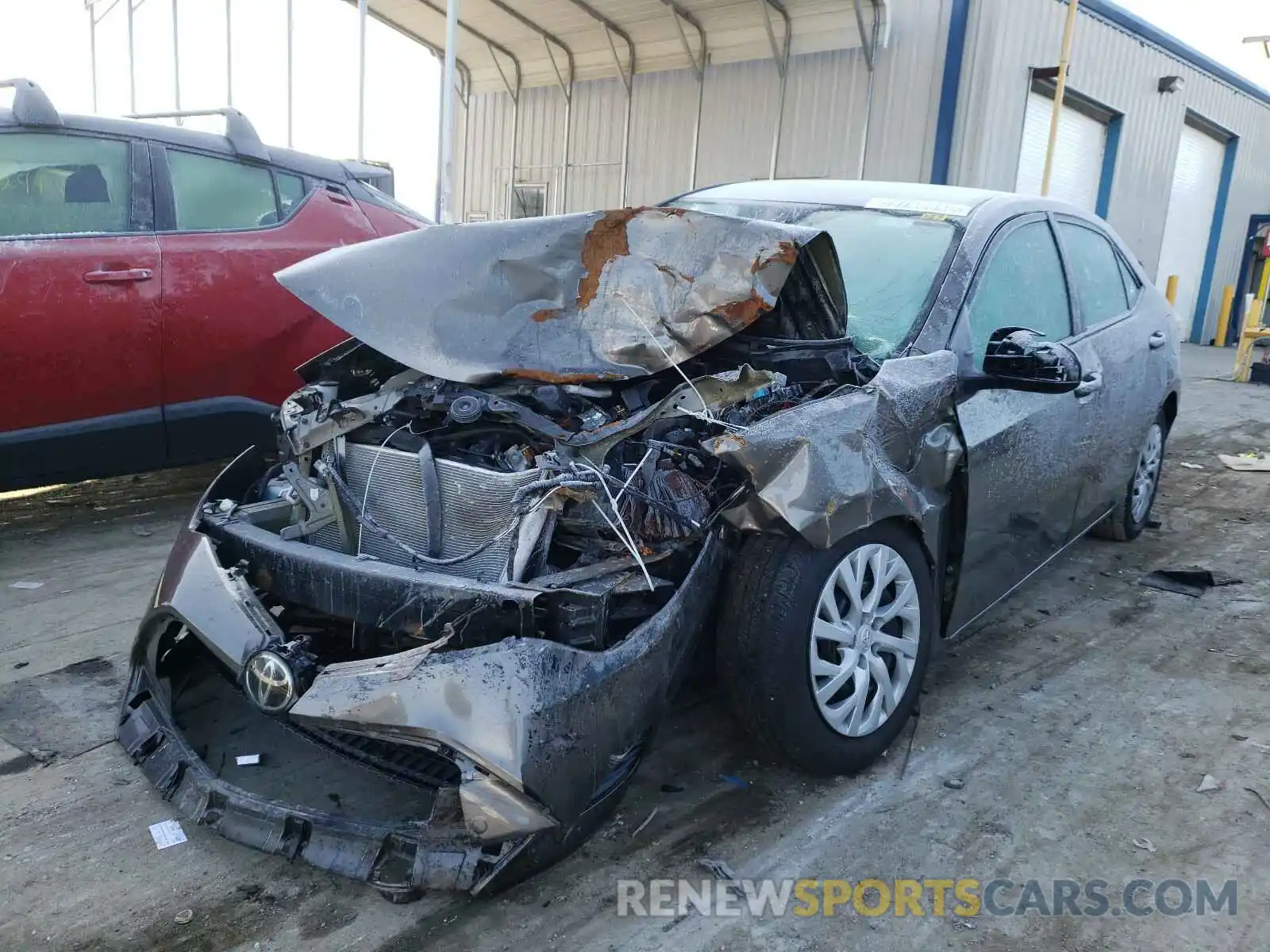 2 Photograph of a damaged car 5YFBURHE3KP940142 TOYOTA COROLLA 2019