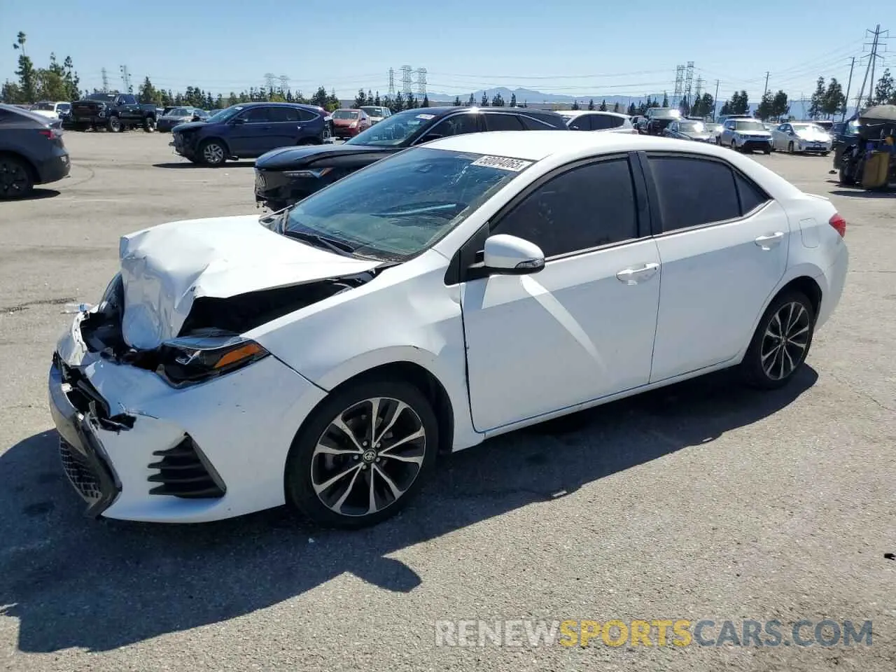 1 Photograph of a damaged car 5YFBURHE3KP940190 TOYOTA COROLLA 2019