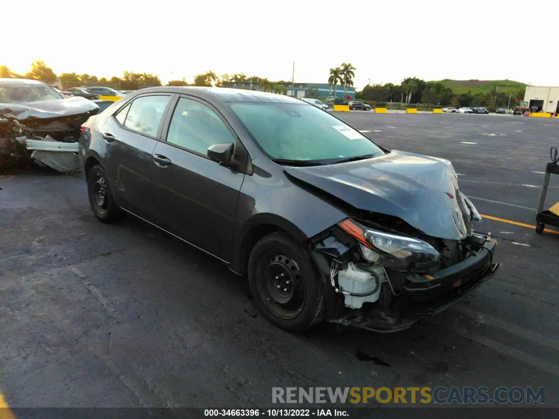 1 Photograph of a damaged car 5YFBURHE3KP940559 TOYOTA COROLLA 2019