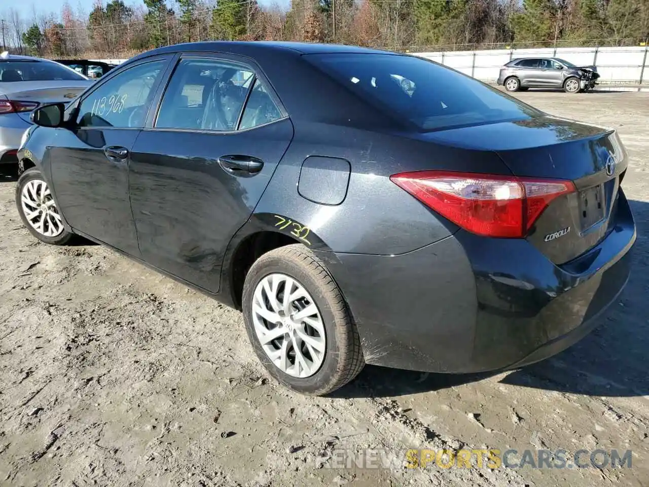 2 Photograph of a damaged car 5YFBURHE3KP940593 TOYOTA COROLLA 2019