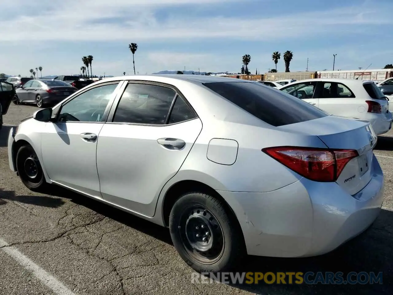 2 Photograph of a damaged car 5YFBURHE3KP942215 TOYOTA COROLLA 2019