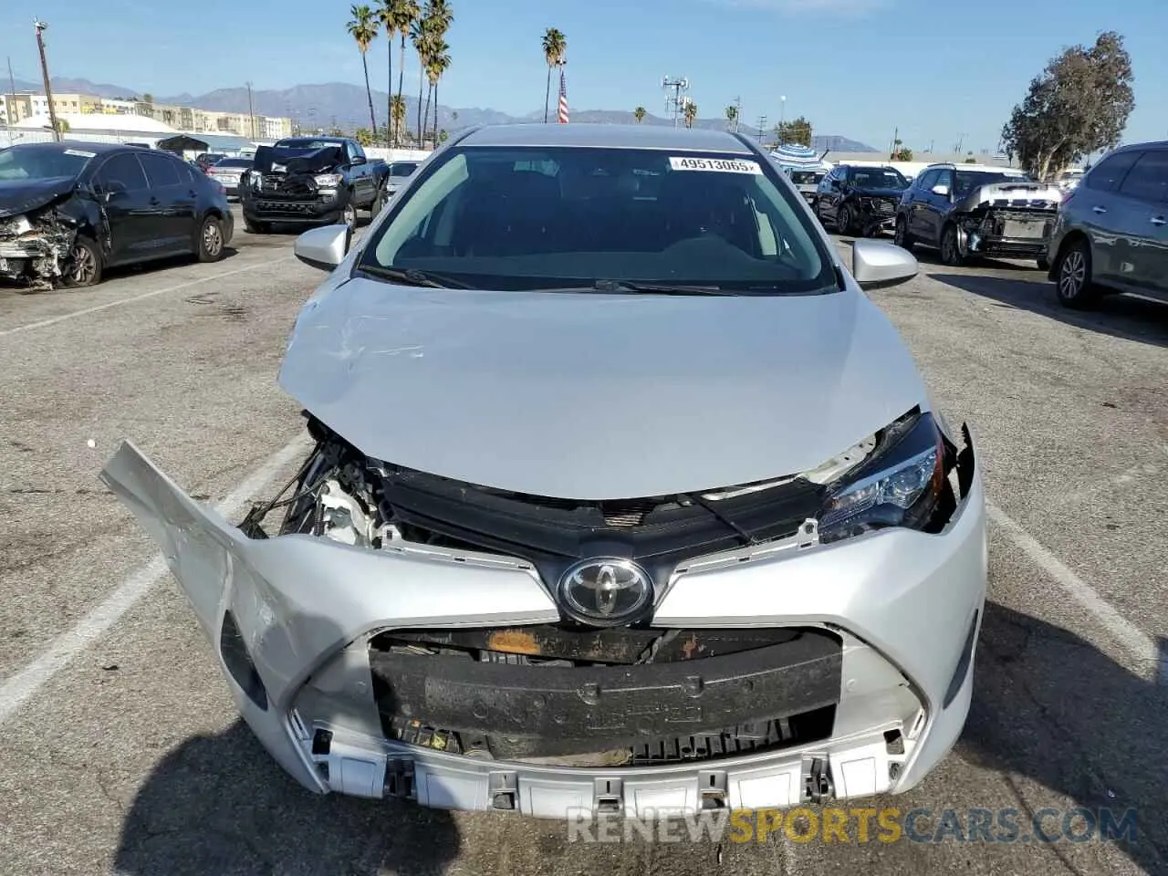 5 Photograph of a damaged car 5YFBURHE3KP942215 TOYOTA COROLLA 2019