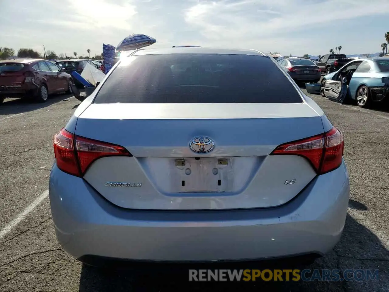 6 Photograph of a damaged car 5YFBURHE3KP942215 TOYOTA COROLLA 2019