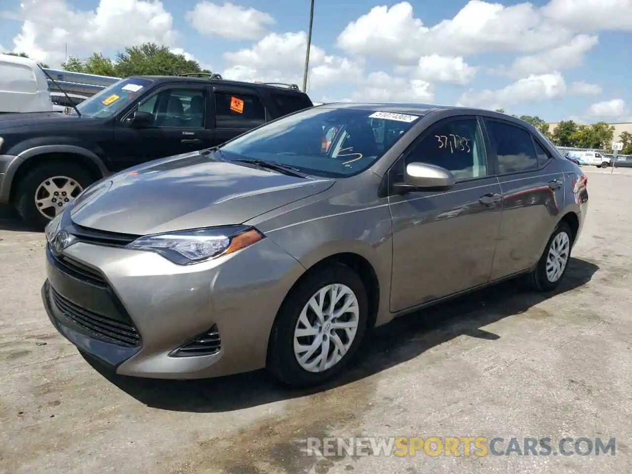 2 Photograph of a damaged car 5YFBURHE3KP942876 TOYOTA COROLLA 2019