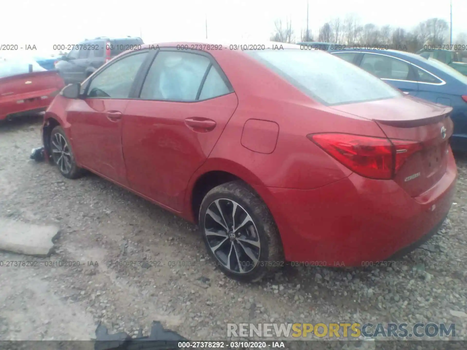 3 Photograph of a damaged car 5YFBURHE3KP943316 TOYOTA COROLLA 2019