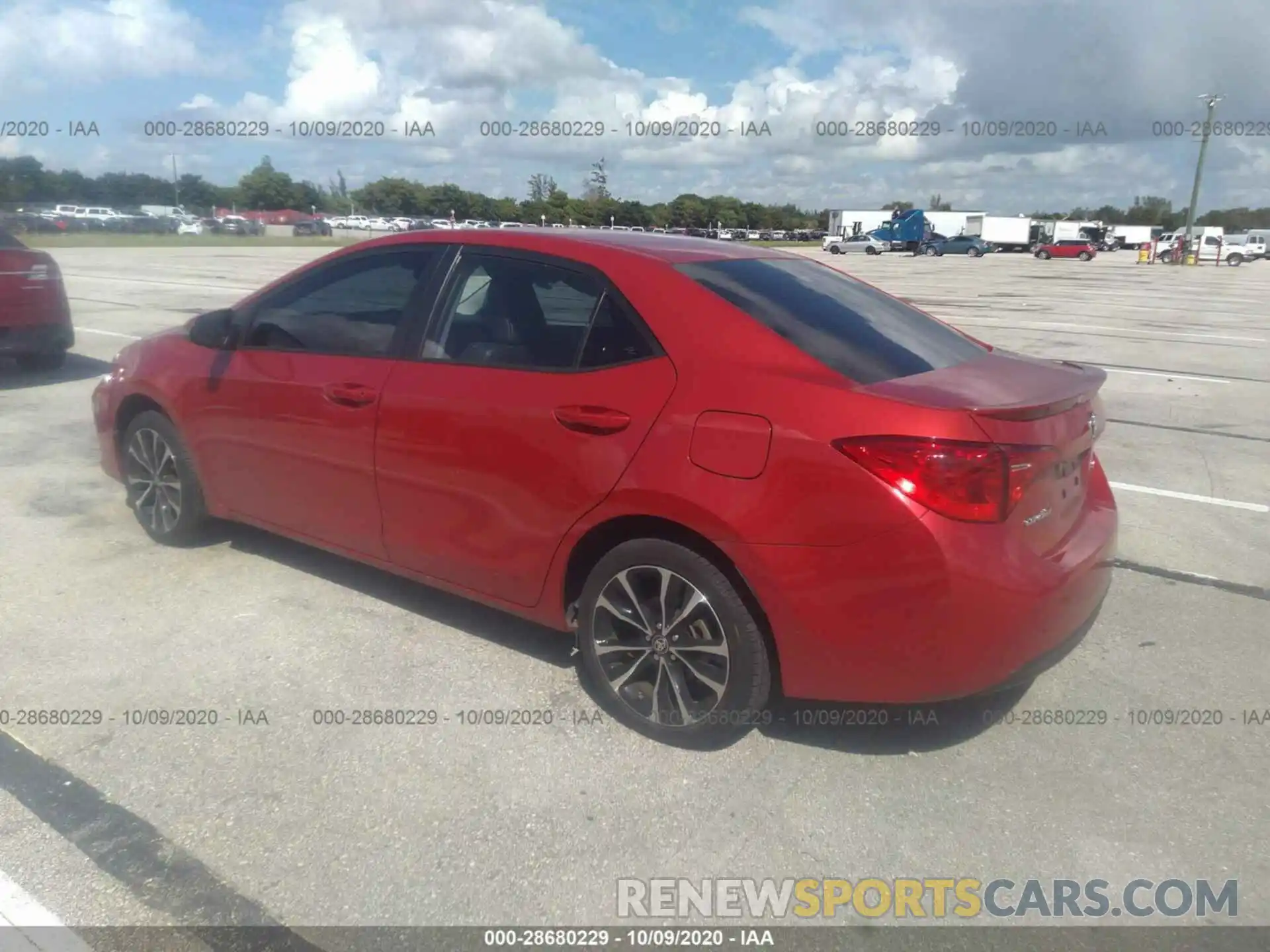 3 Photograph of a damaged car 5YFBURHE3KP943977 TOYOTA COROLLA 2019