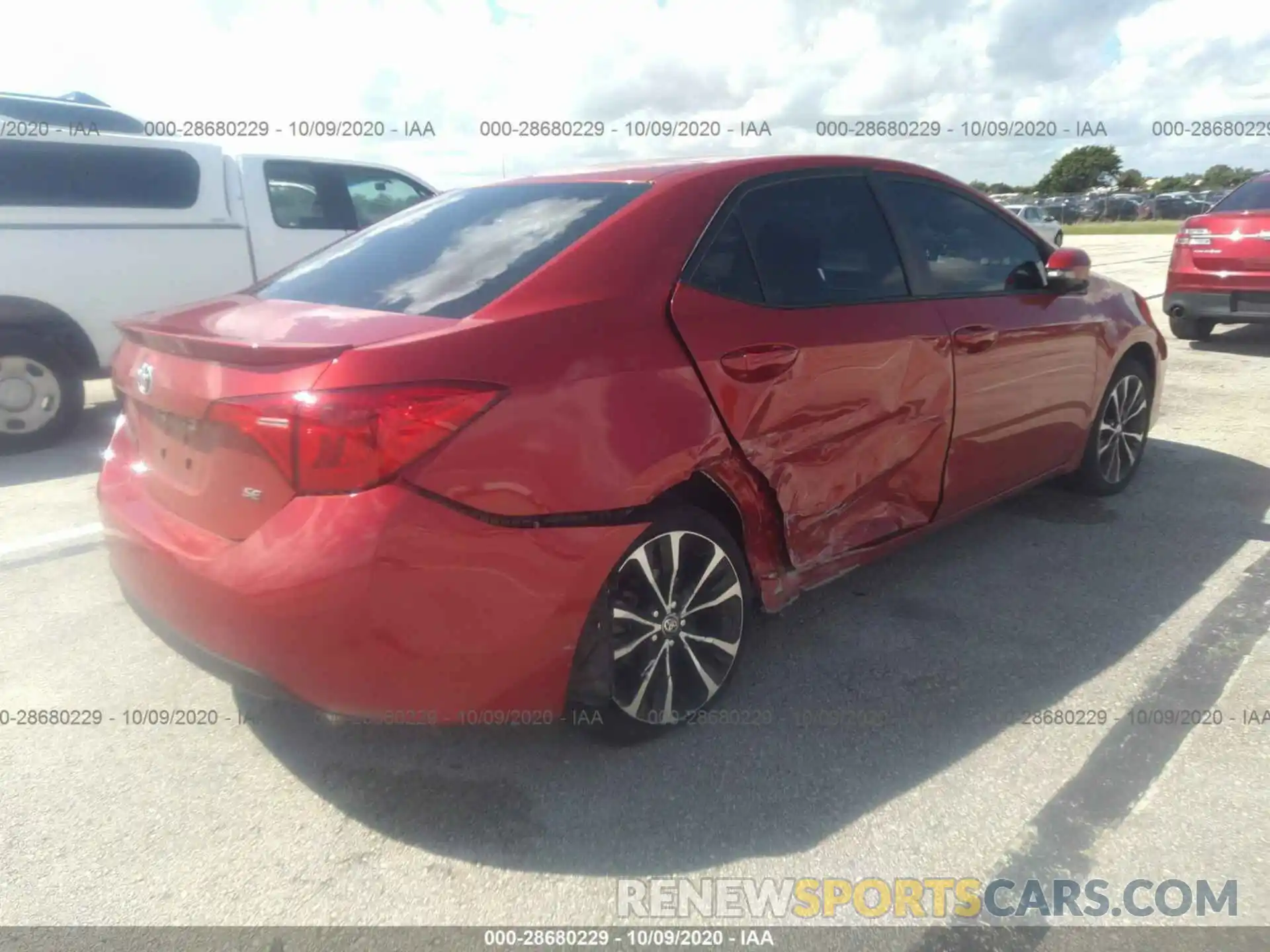 4 Photograph of a damaged car 5YFBURHE3KP943977 TOYOTA COROLLA 2019