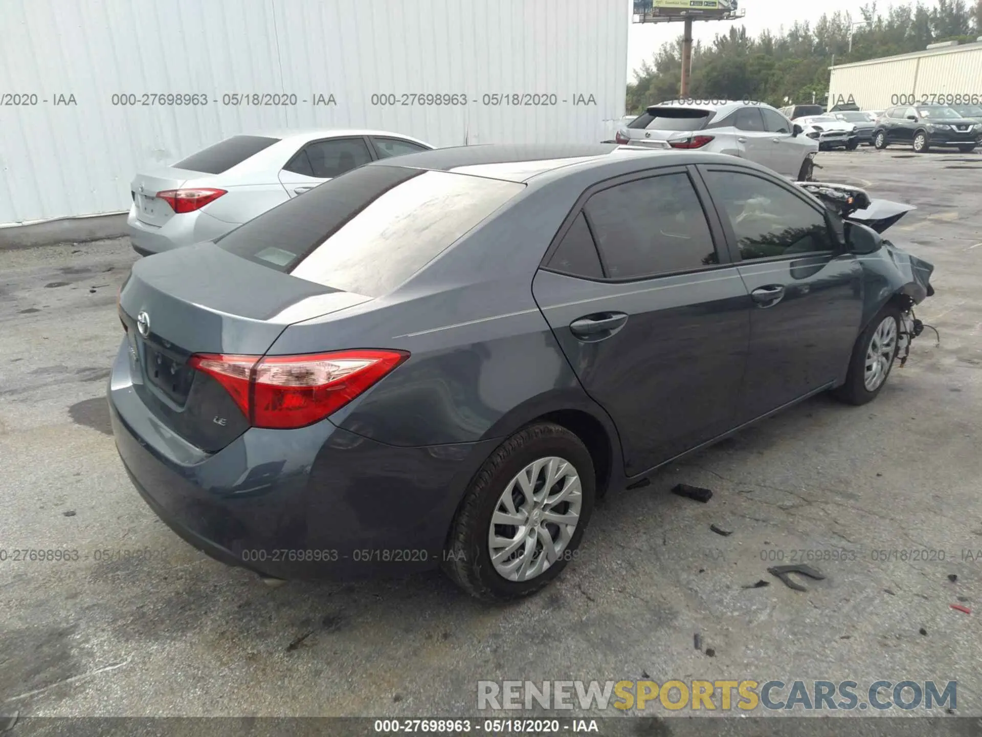 4 Photograph of a damaged car 5YFBURHE3KP944840 TOYOTA COROLLA 2019