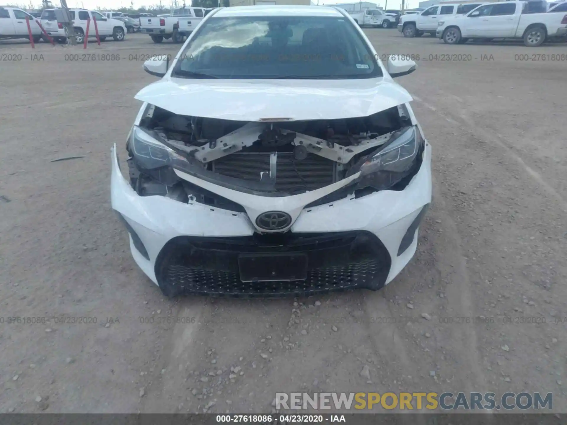 6 Photograph of a damaged car 5YFBURHE3KP944885 TOYOTA COROLLA 2019