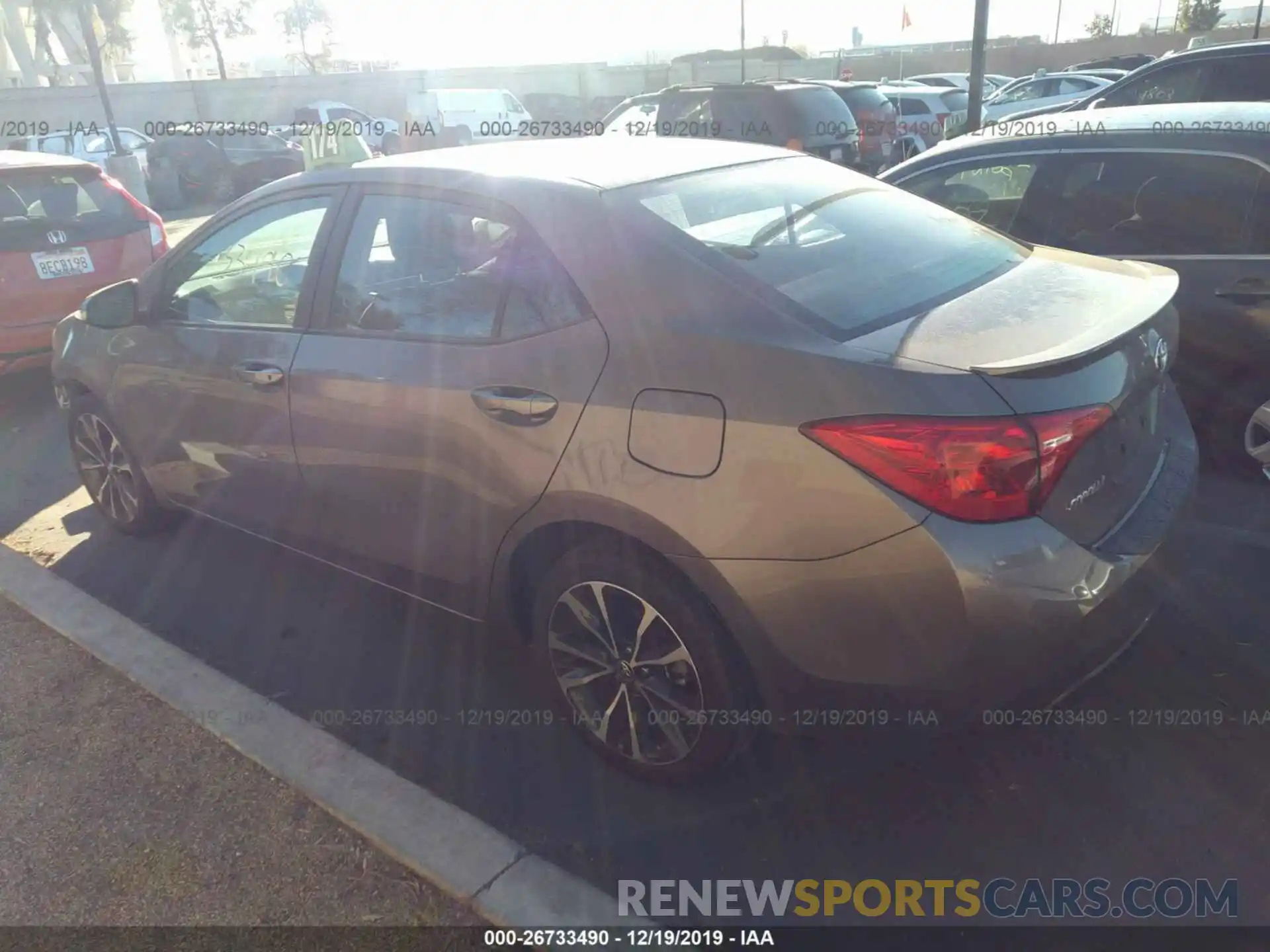 3 Photograph of a damaged car 5YFBURHE3KP946622 TOYOTA COROLLA 2019