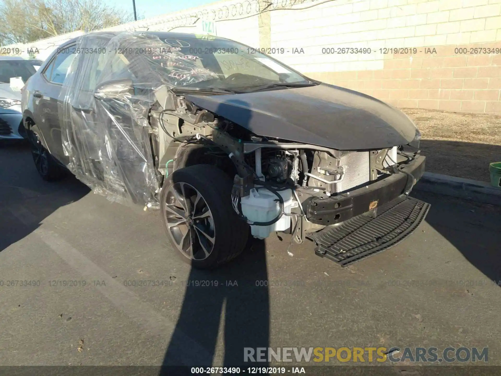 6 Photograph of a damaged car 5YFBURHE3KP946622 TOYOTA COROLLA 2019