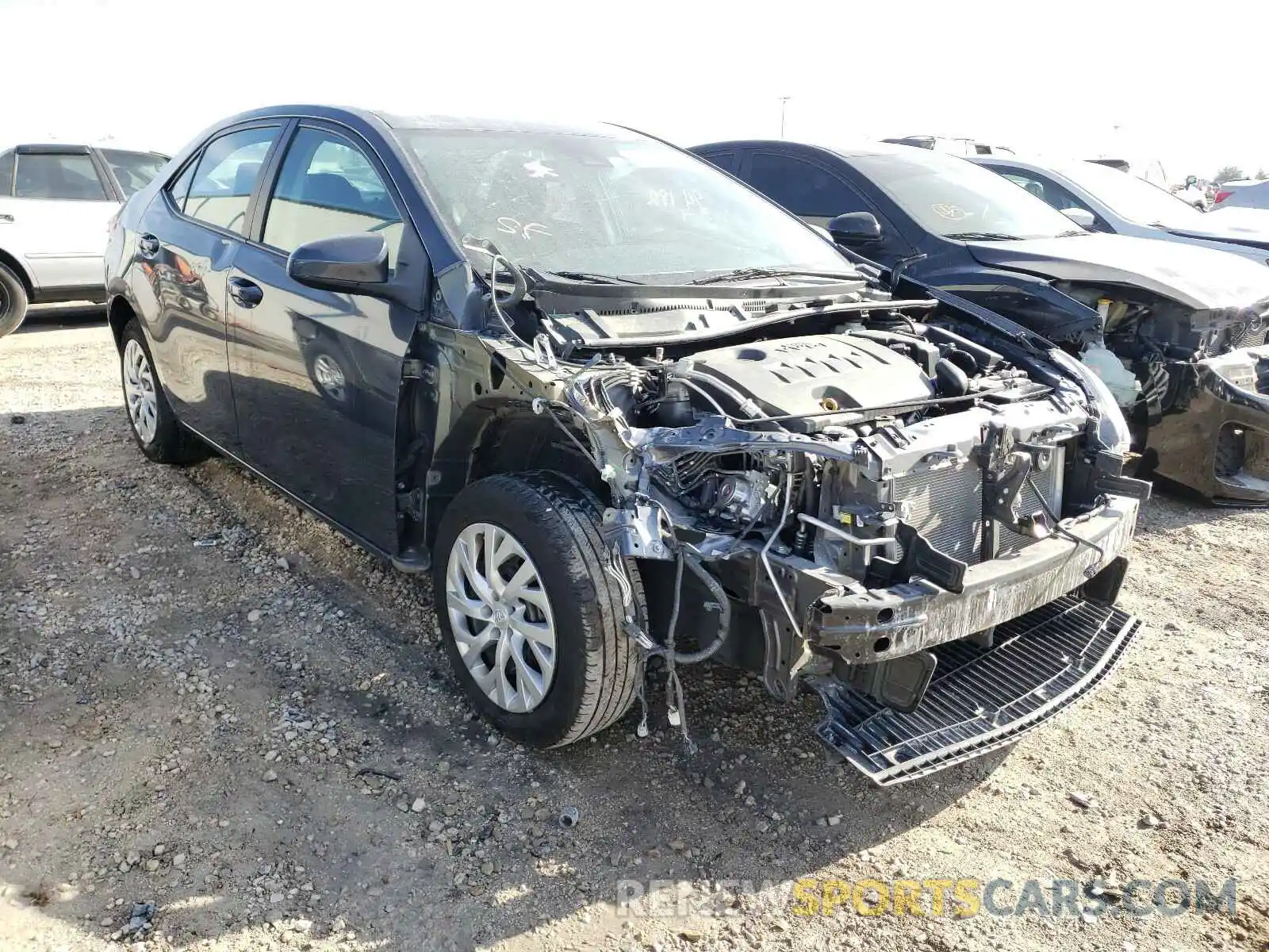 1 Photograph of a damaged car 5YFBURHE3KP946894 TOYOTA COROLLA 2019