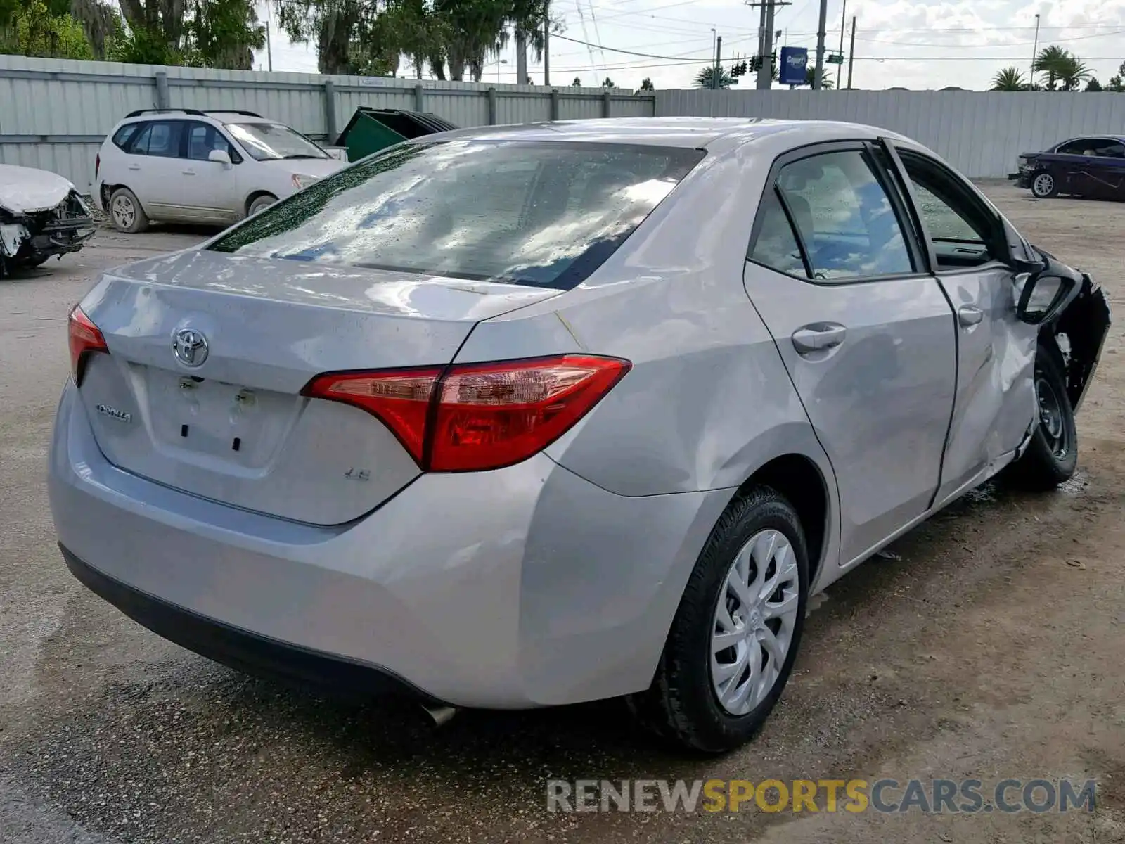 4 Photograph of a damaged car 5YFBURHE3KP947060 TOYOTA COROLLA 2019