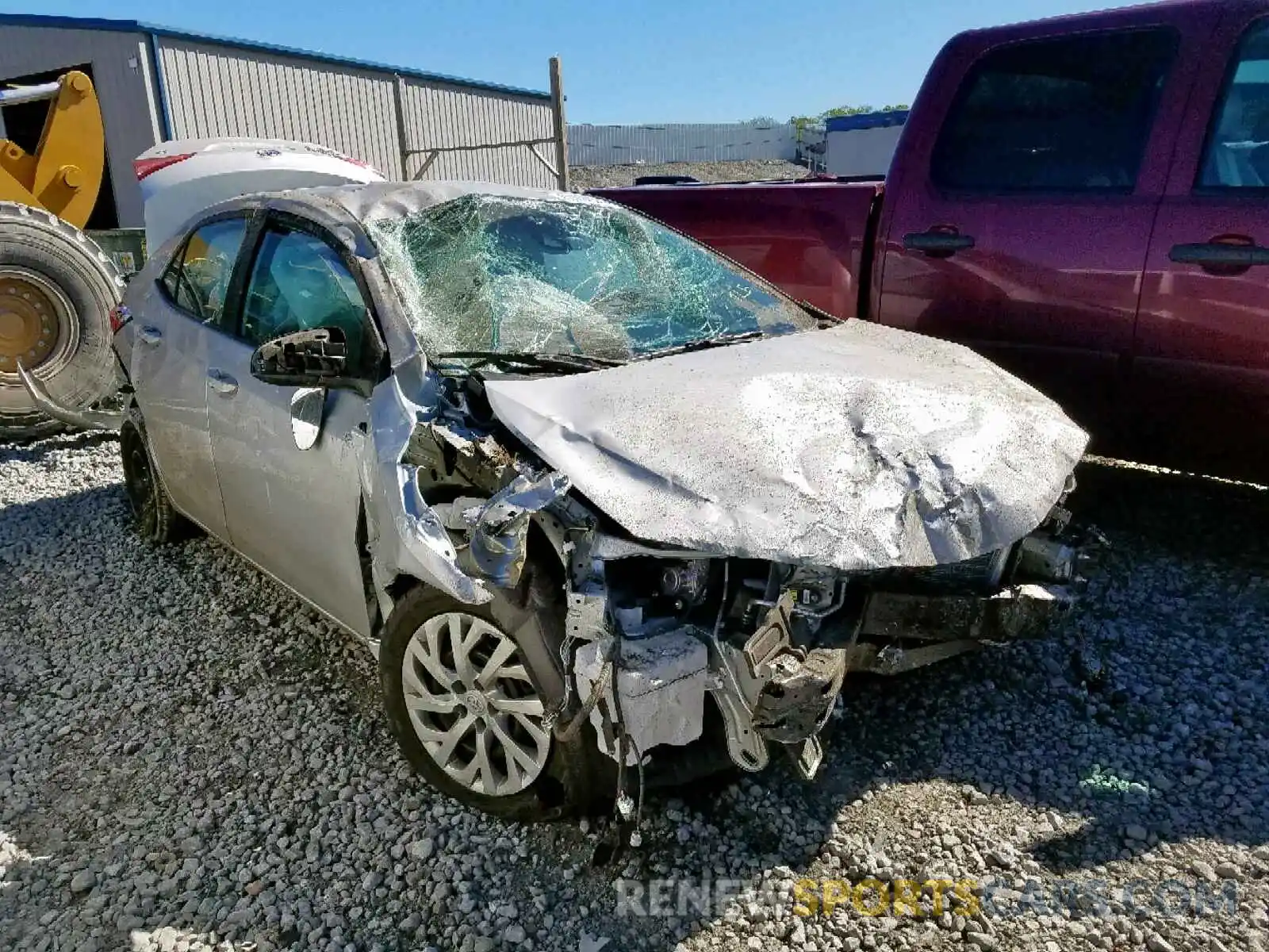 1 Photograph of a damaged car 5YFBURHE3KP948063 TOYOTA COROLLA 2019