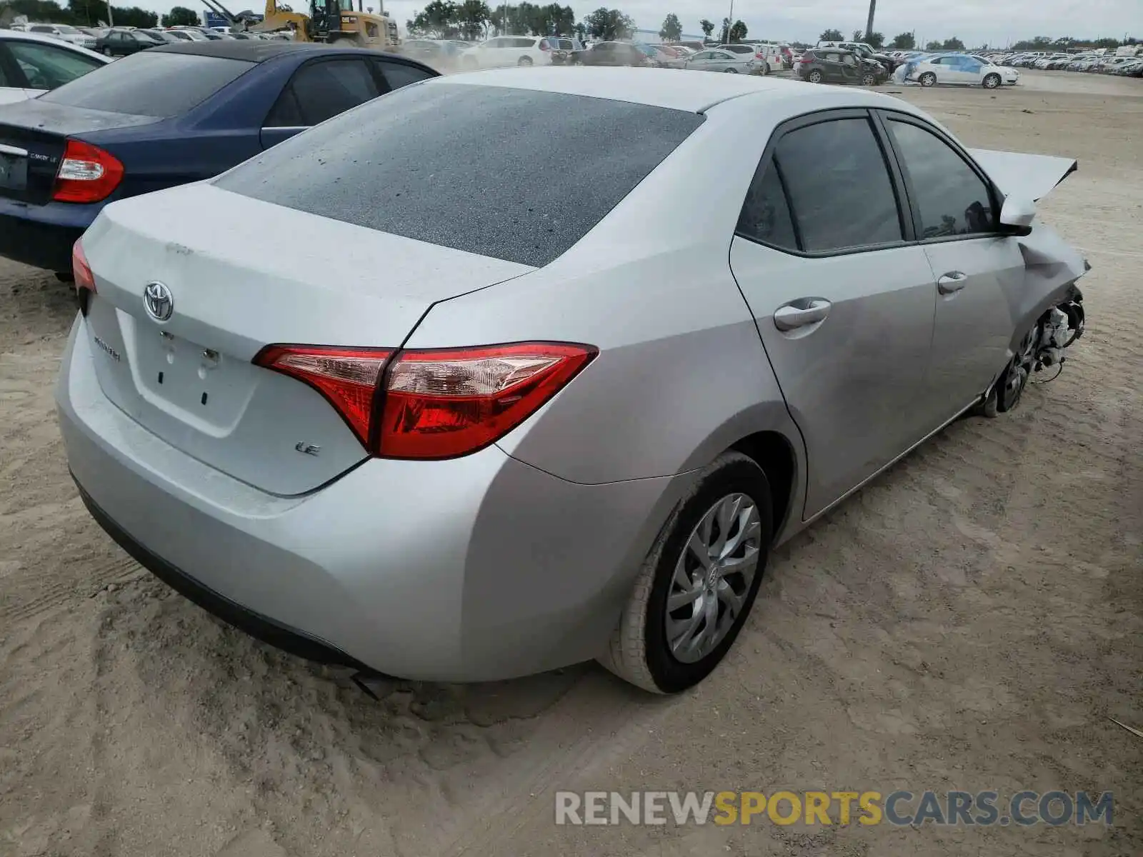 4 Photograph of a damaged car 5YFBURHE4KP856377 TOYOTA COROLLA 2019