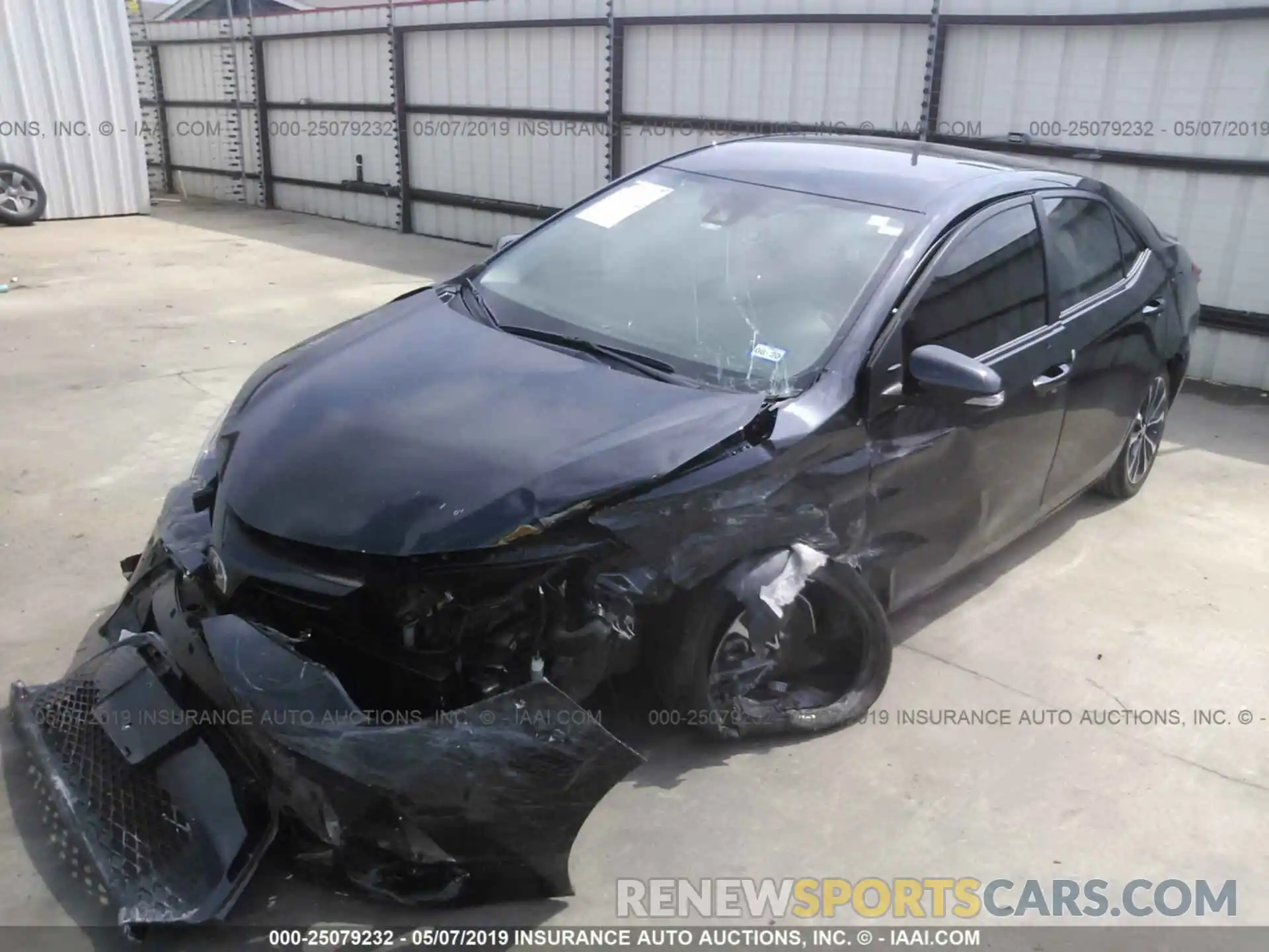 2 Photograph of a damaged car 5YFBURHE4KP858341 TOYOTA COROLLA 2019