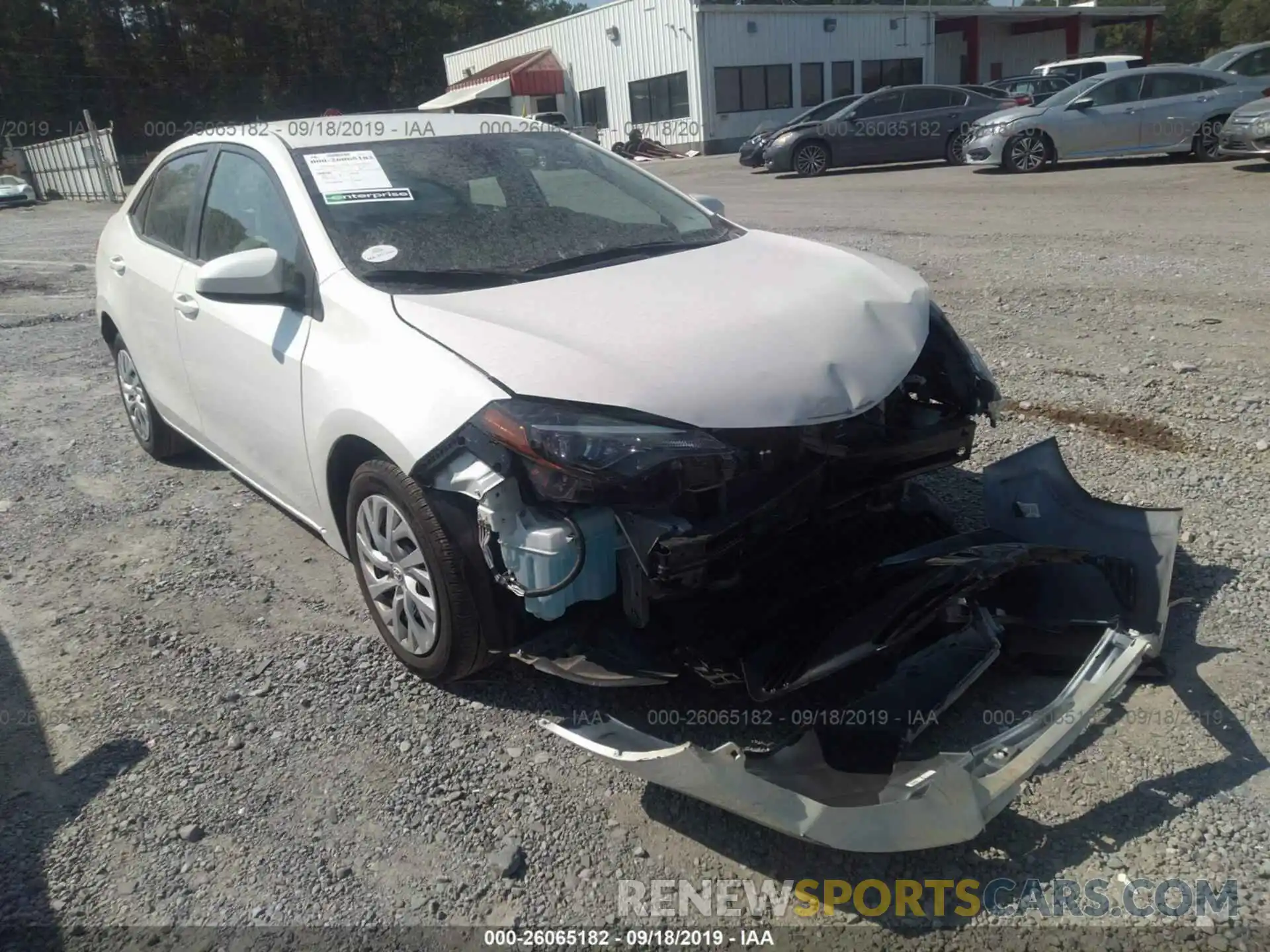 1 Photograph of a damaged car 5YFBURHE4KP859523 TOYOTA COROLLA 2019