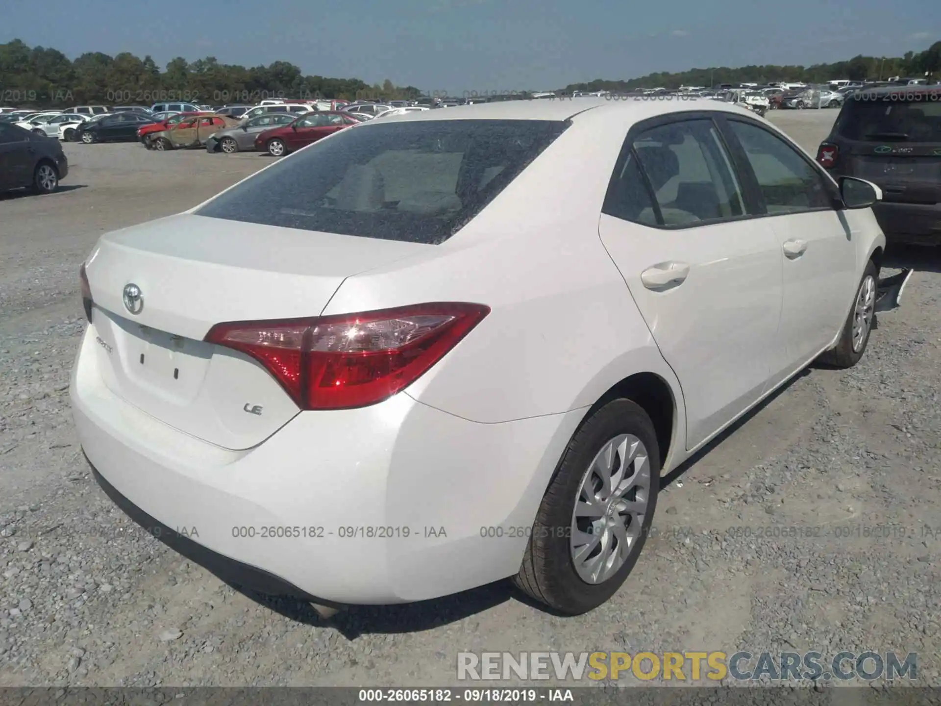 4 Photograph of a damaged car 5YFBURHE4KP859523 TOYOTA COROLLA 2019