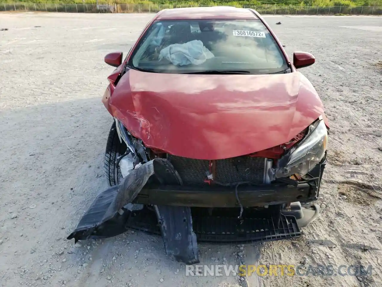 9 Photograph of a damaged car 5YFBURHE4KP860297 TOYOTA COROLLA 2019