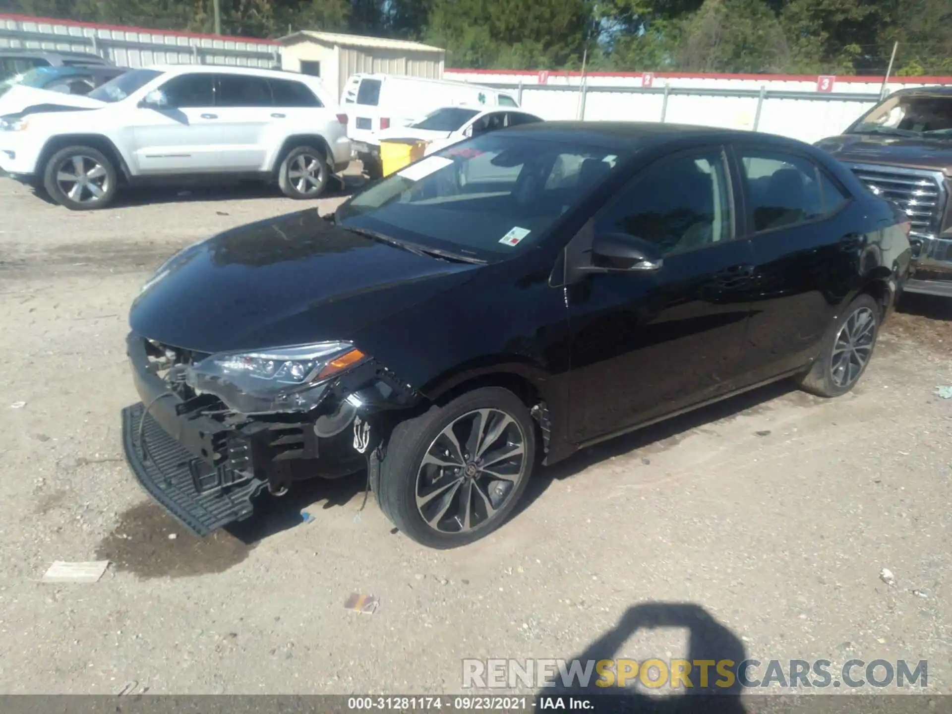 2 Photograph of a damaged car 5YFBURHE4KP860414 TOYOTA COROLLA 2019