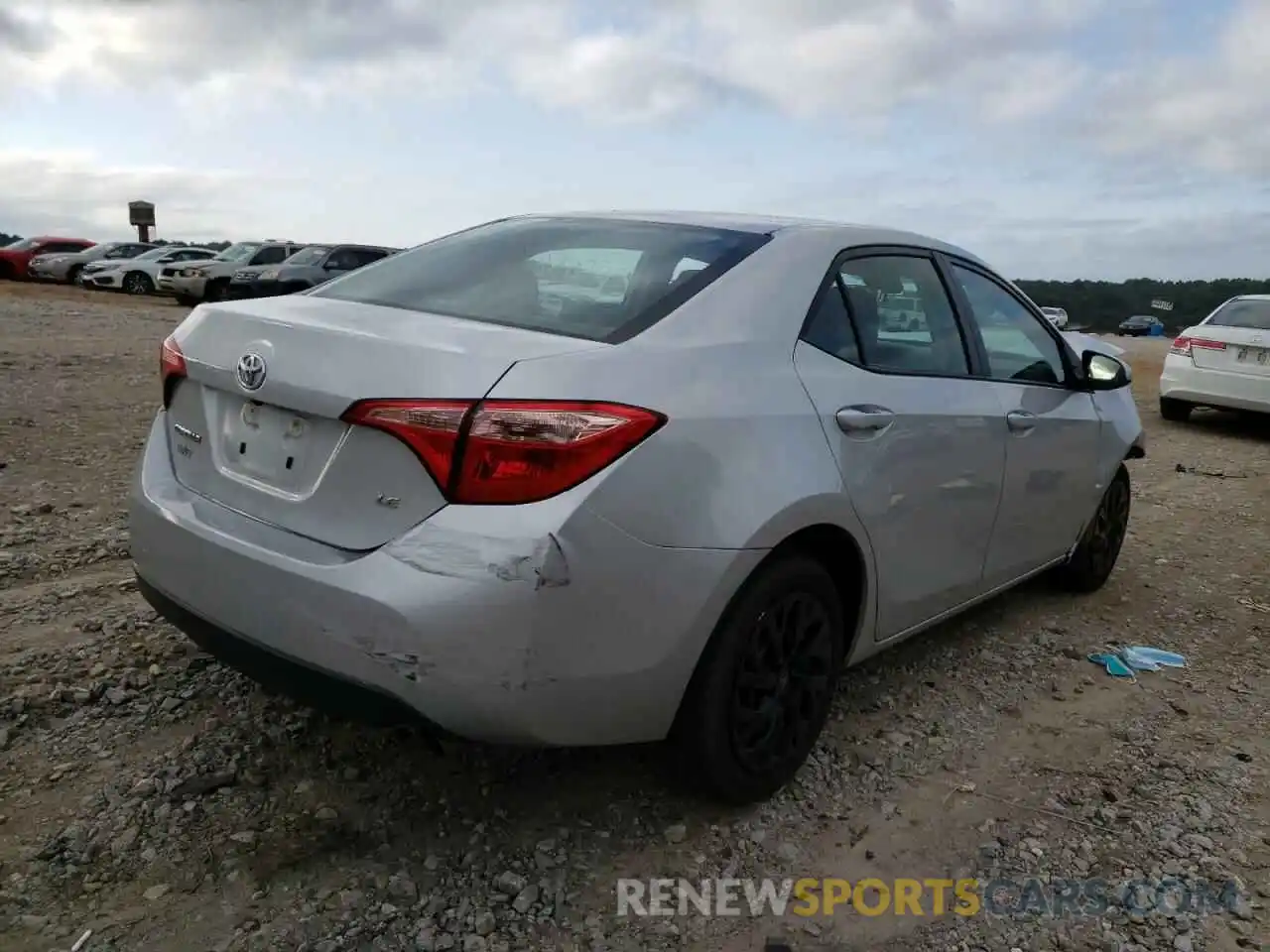 4 Photograph of a damaged car 5YFBURHE4KP861644 TOYOTA COROLLA 2019