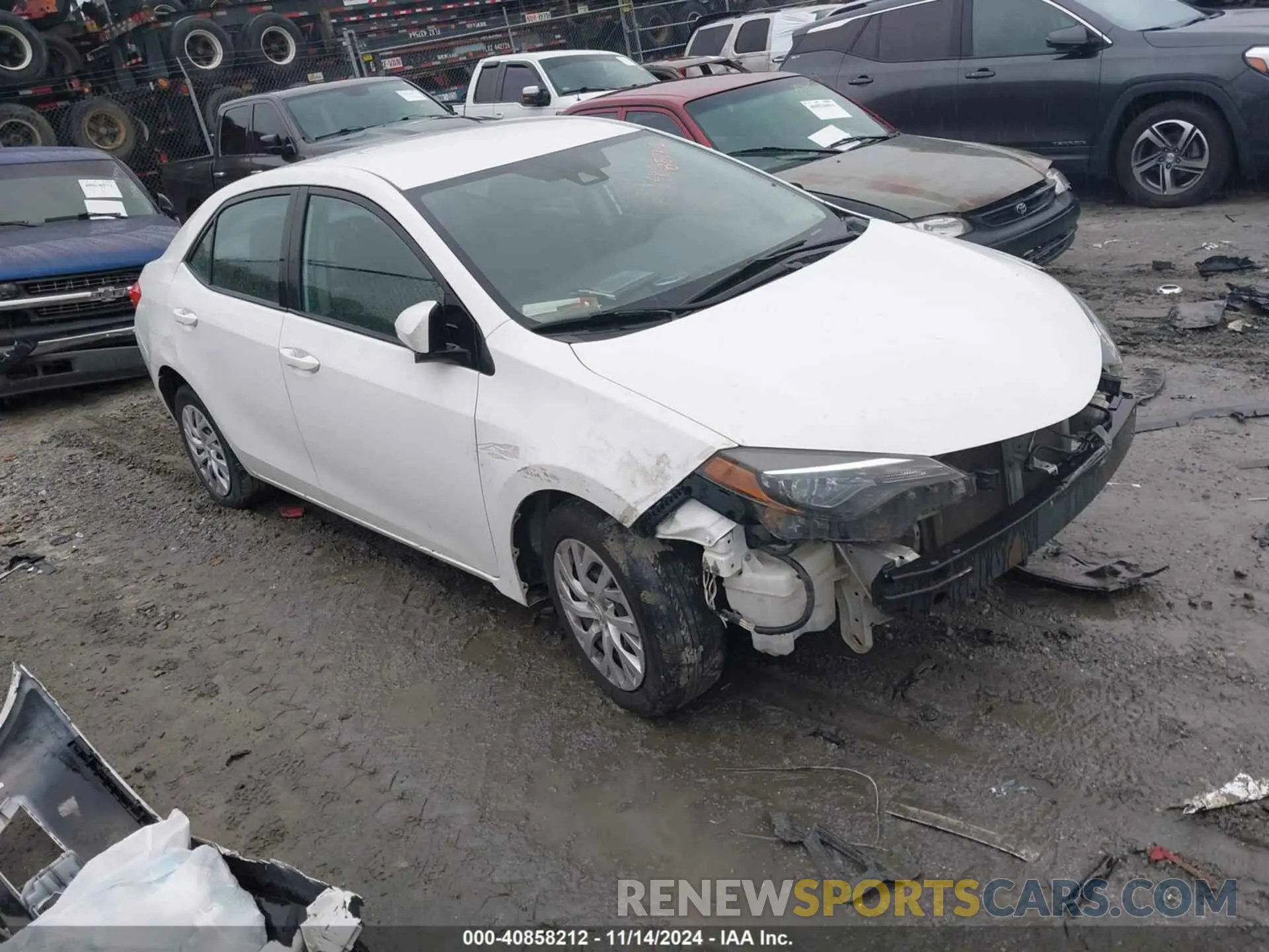 1 Photograph of a damaged car 5YFBURHE4KP861787 TOYOTA COROLLA 2019