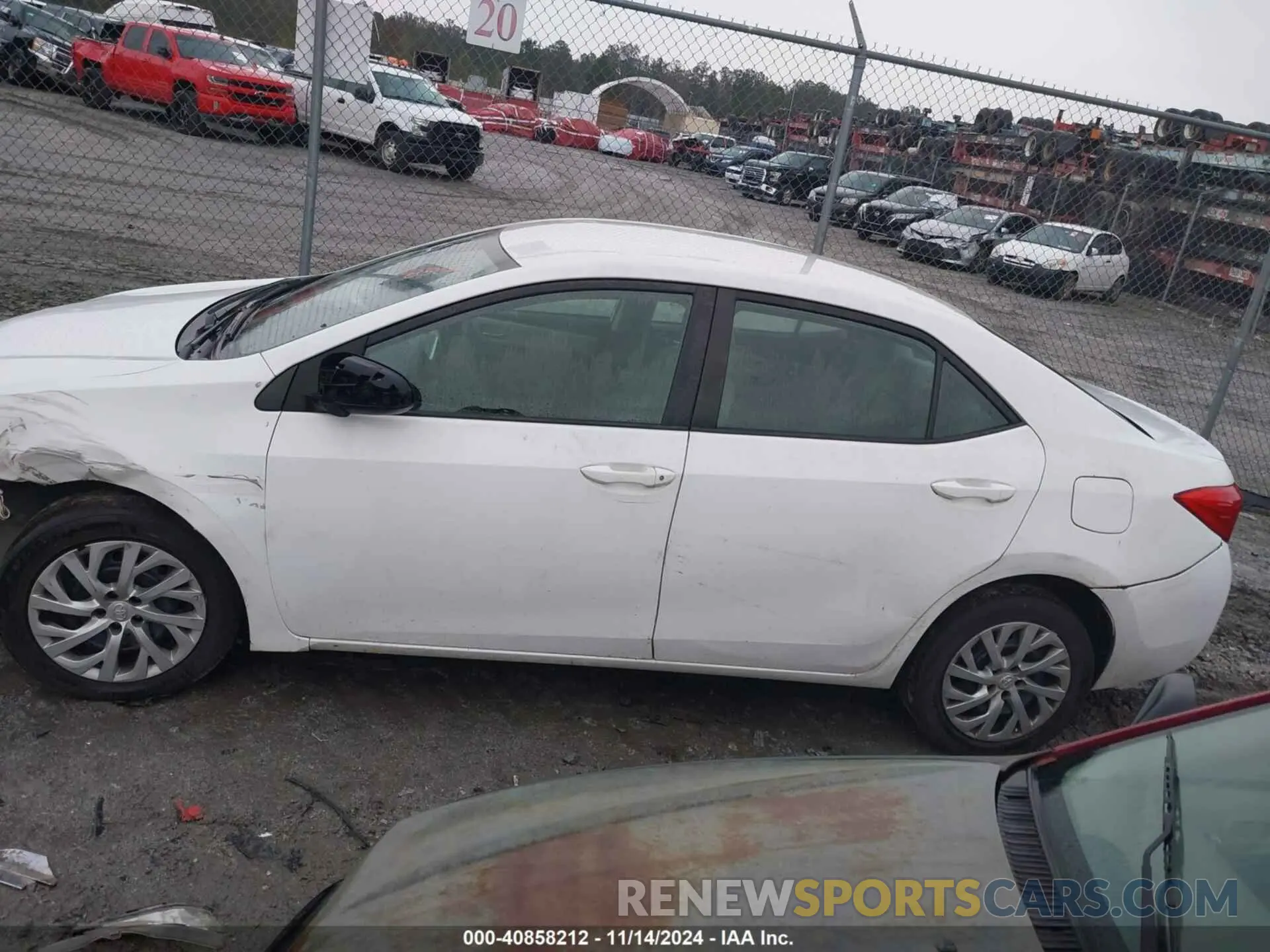 13 Photograph of a damaged car 5YFBURHE4KP861787 TOYOTA COROLLA 2019
