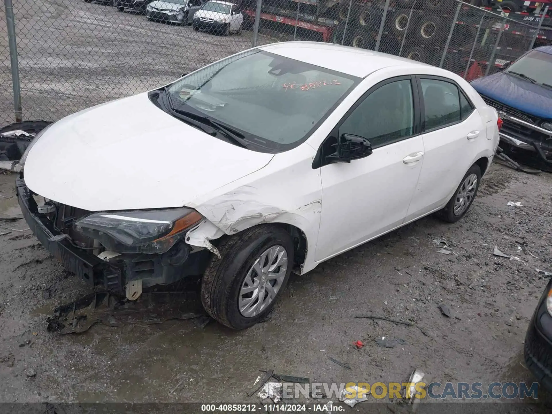 2 Photograph of a damaged car 5YFBURHE4KP861787 TOYOTA COROLLA 2019
