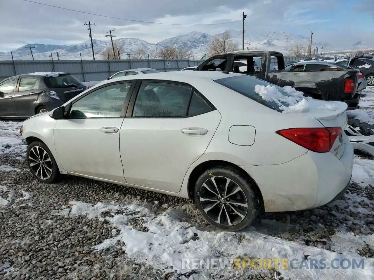 2 Photograph of a damaged car 5YFBURHE4KP863250 TOYOTA COROLLA 2019