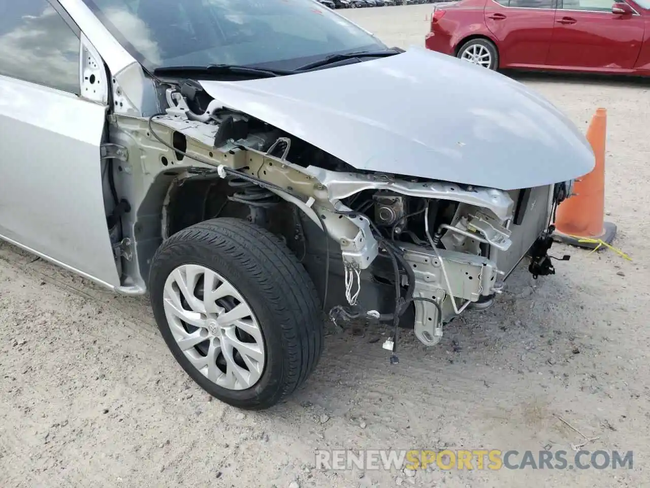 9 Photograph of a damaged car 5YFBURHE4KP867072 TOYOTA COROLLA 2019