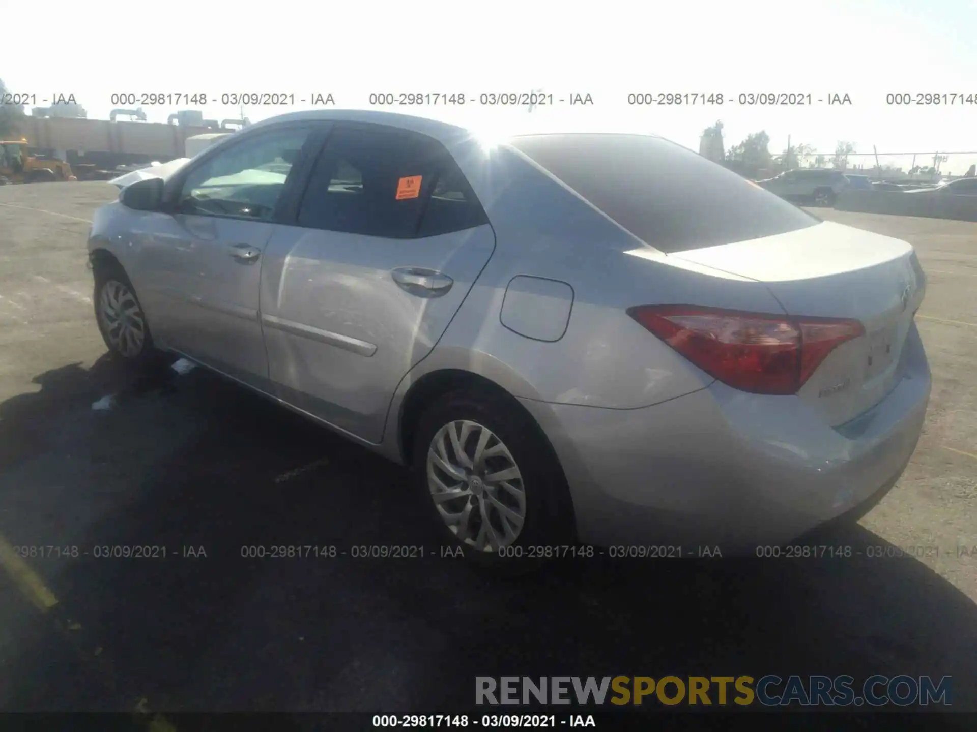 3 Photograph of a damaged car 5YFBURHE4KP869291 TOYOTA COROLLA 2019