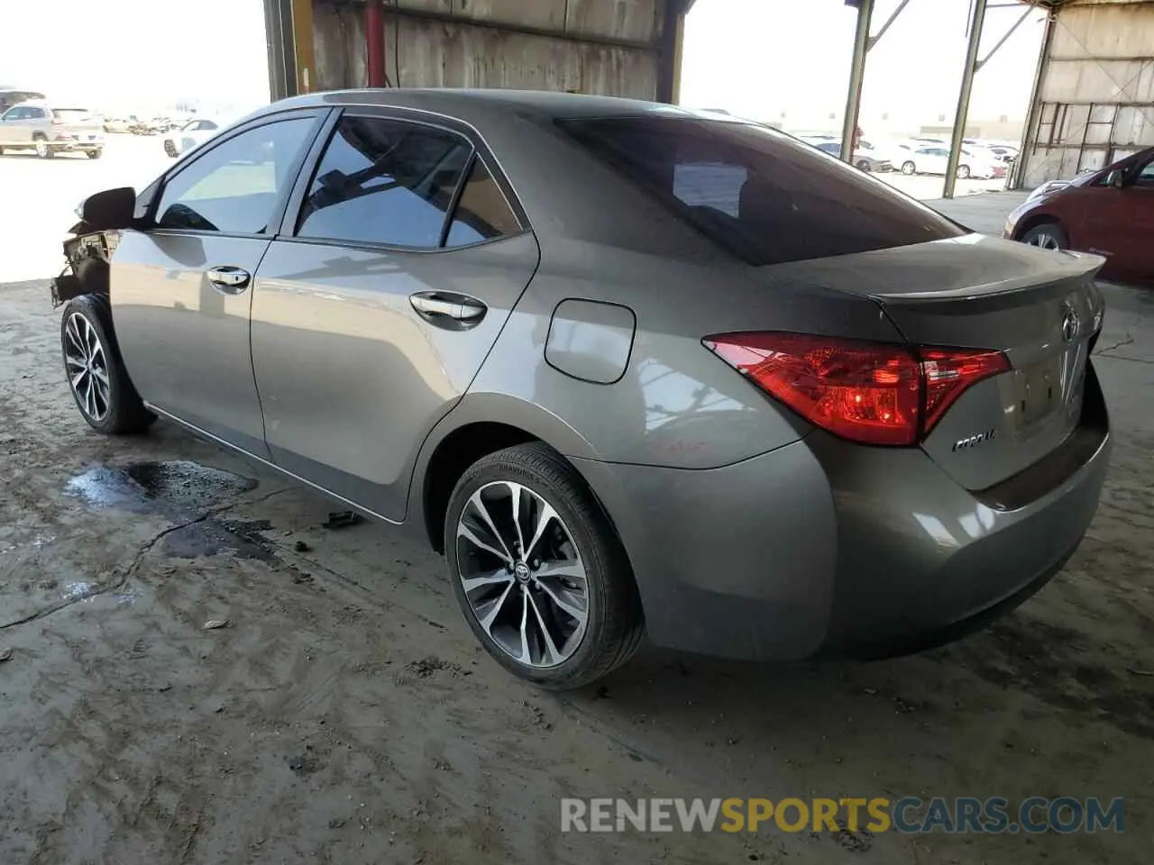 2 Photograph of a damaged car 5YFBURHE4KP870148 TOYOTA COROLLA 2019