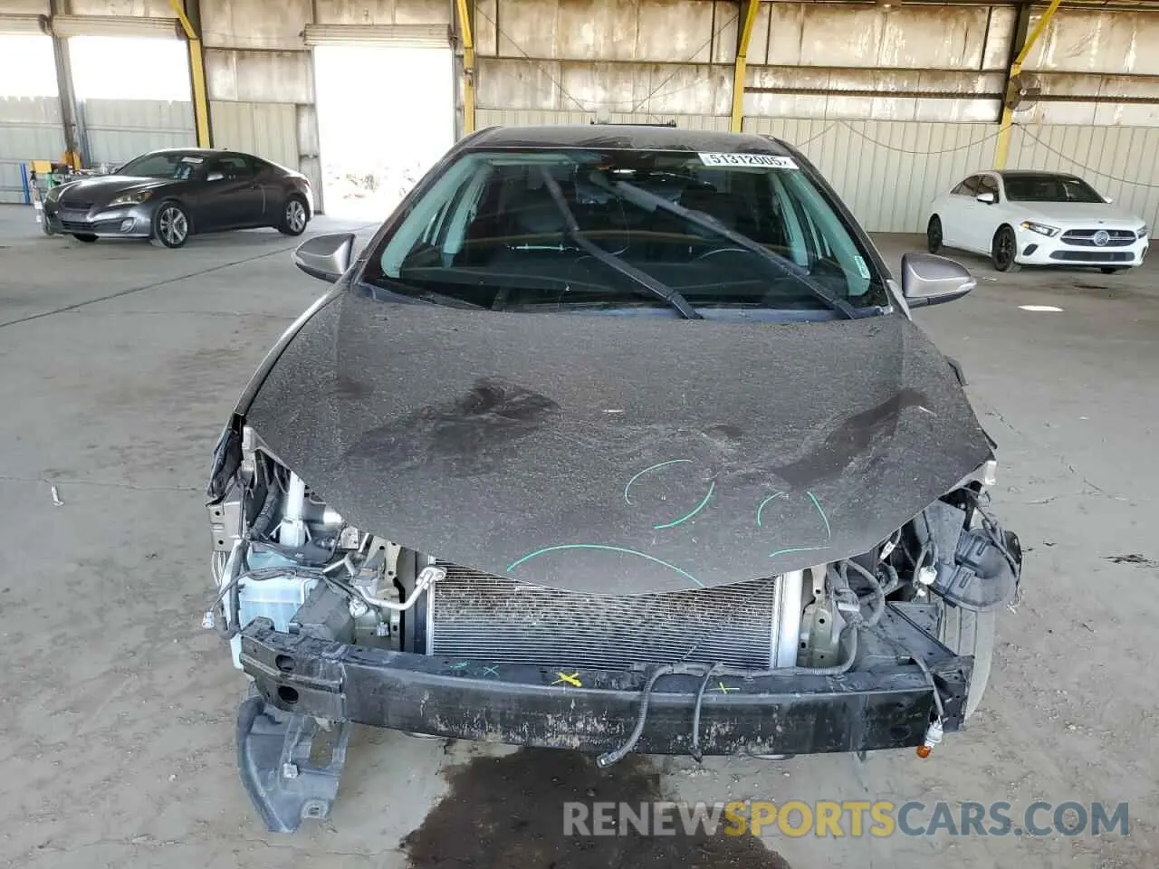 5 Photograph of a damaged car 5YFBURHE4KP870148 TOYOTA COROLLA 2019