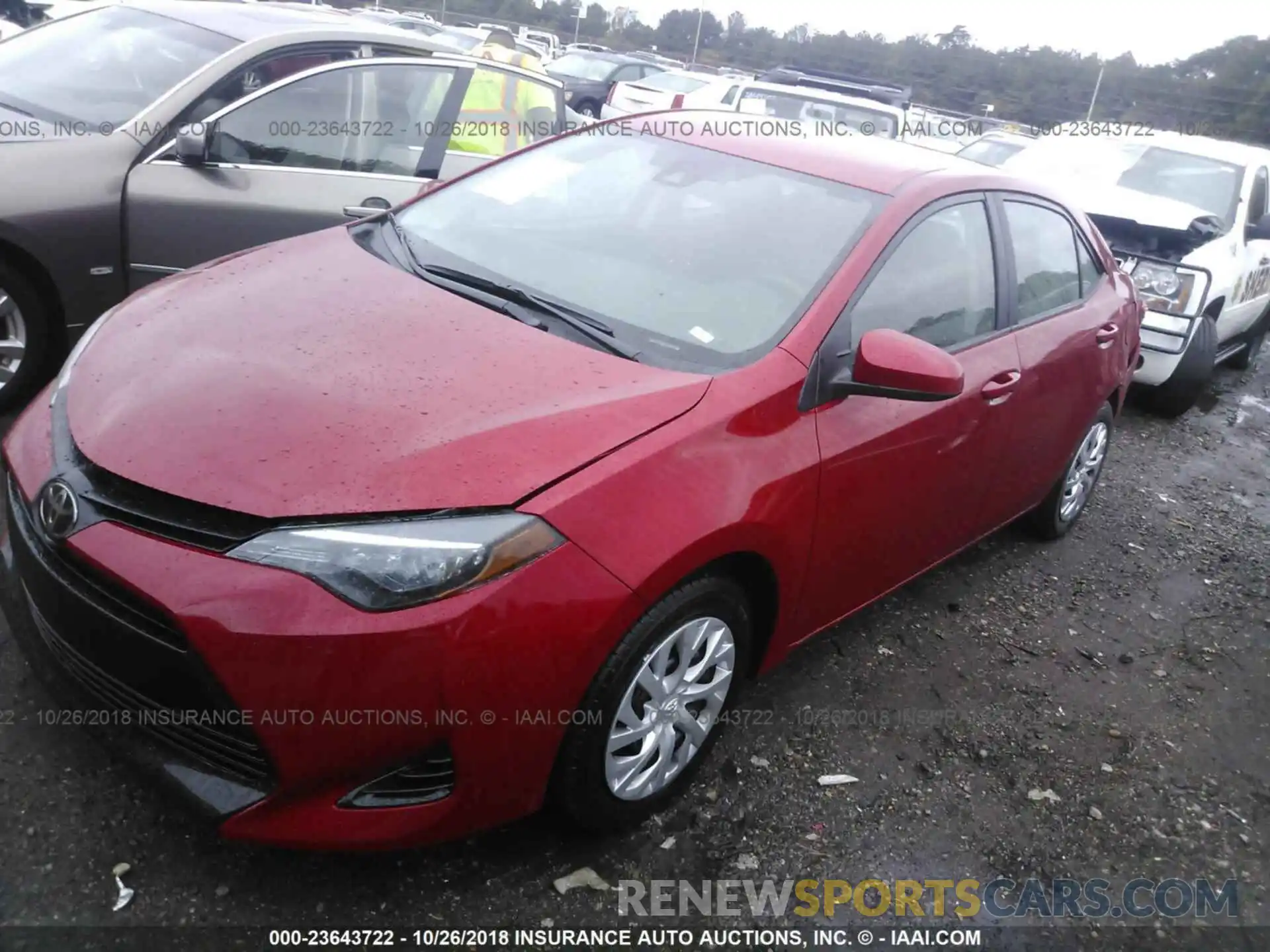 2 Photograph of a damaged car 5YFBURHE4KP872580 Toyota Corolla 2019