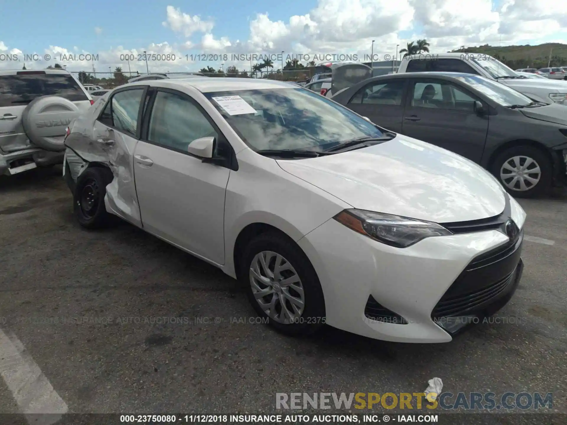 1 Photograph of a damaged car 5YFBURHE4KP872644 TOYOTA COROLLA 2019