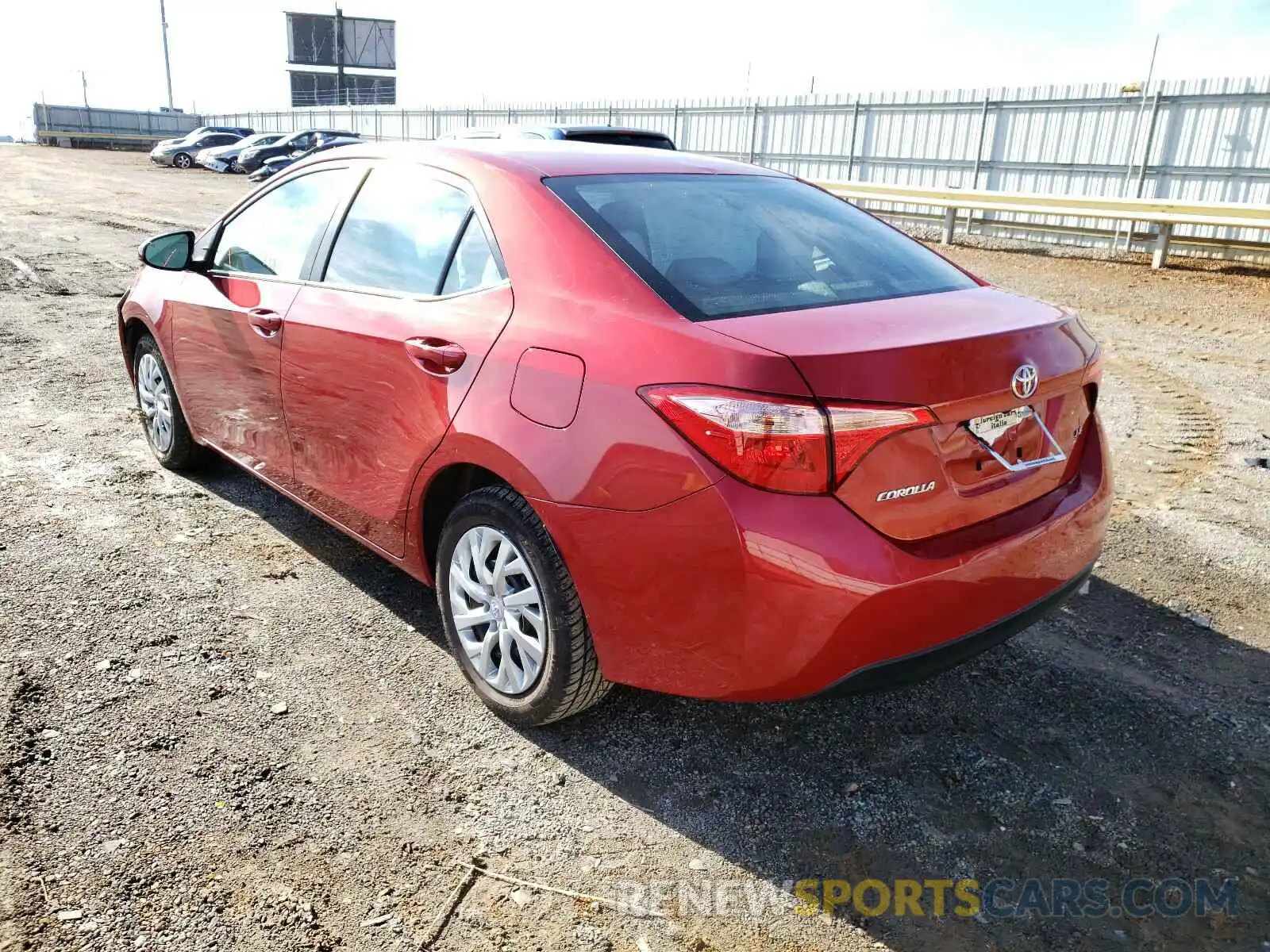 3 Photograph of a damaged car 5YFBURHE4KP875592 TOYOTA COROLLA 2019