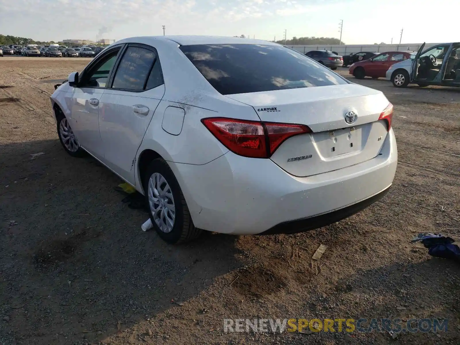 3 Photograph of a damaged car 5YFBURHE4KP876192 TOYOTA COROLLA 2019