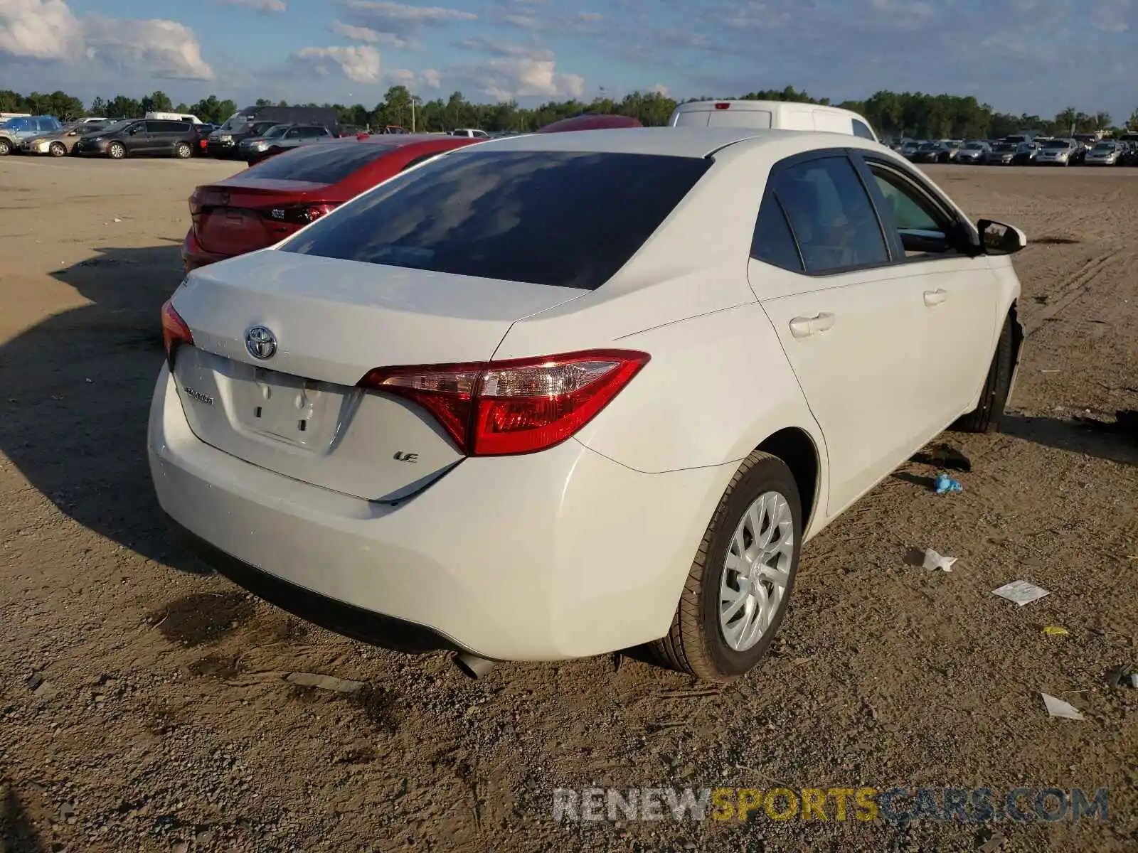 4 Photograph of a damaged car 5YFBURHE4KP876192 TOYOTA COROLLA 2019