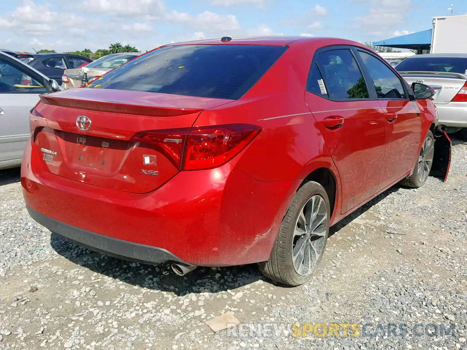 4 Photograph of a damaged car 5YFBURHE4KP878153 TOYOTA COROLLA 2019