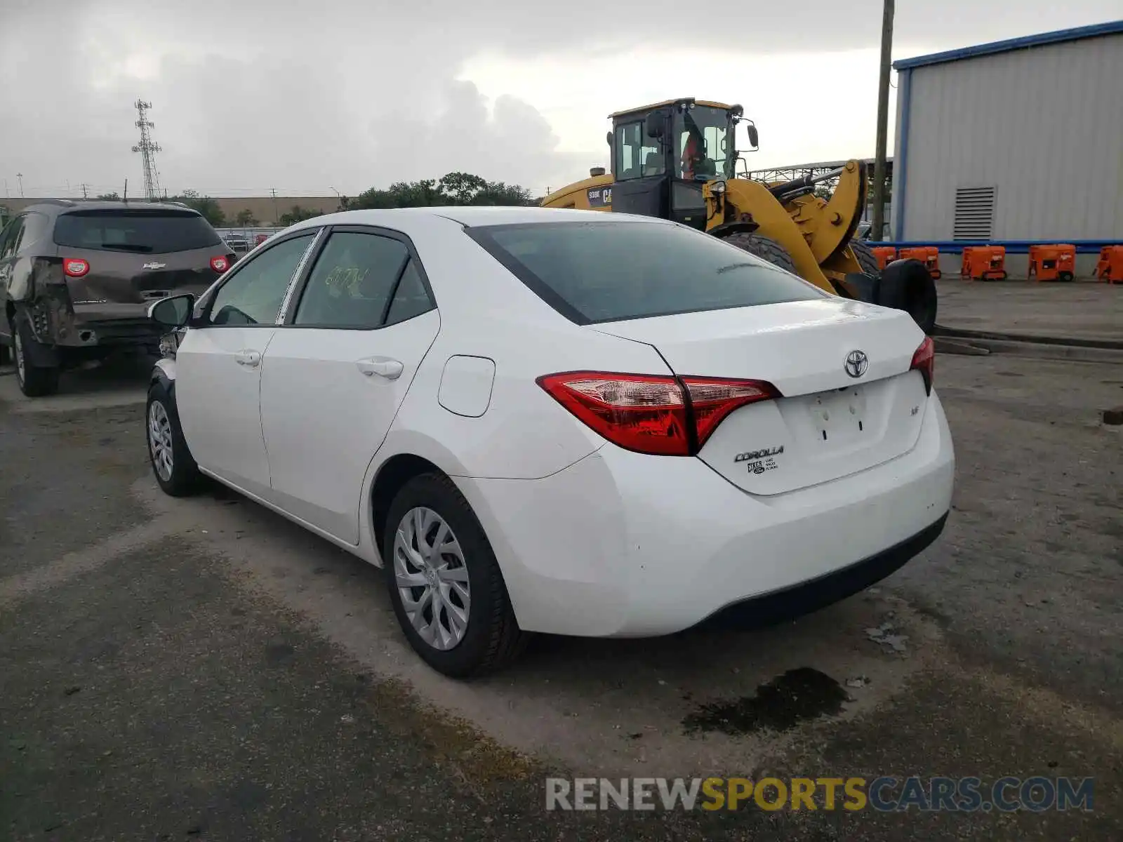 3 Photograph of a damaged car 5YFBURHE4KP878735 TOYOTA COROLLA 2019