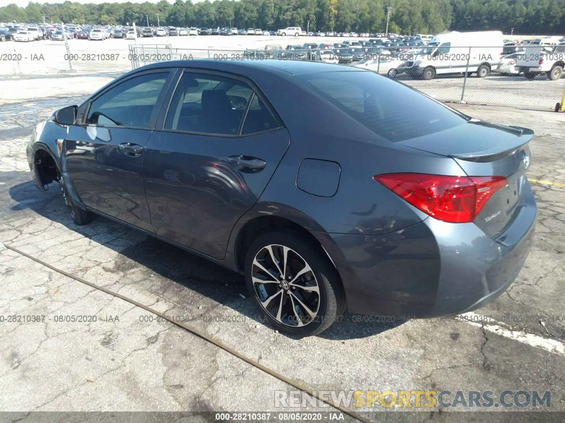 3 Photograph of a damaged car 5YFBURHE4KP878752 TOYOTA COROLLA 2019