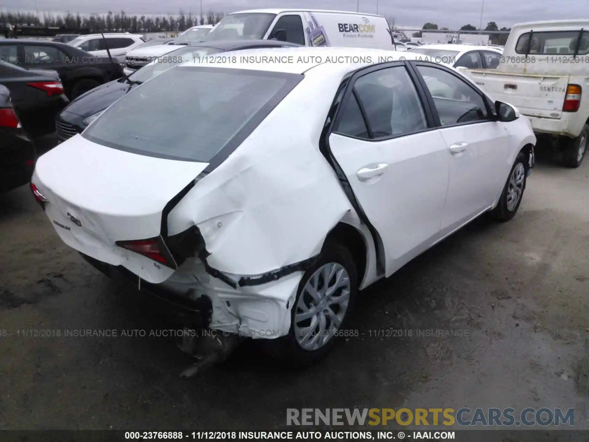 4 Photograph of a damaged car 5YFBURHE4KP880310 Toyota Corolla 2019